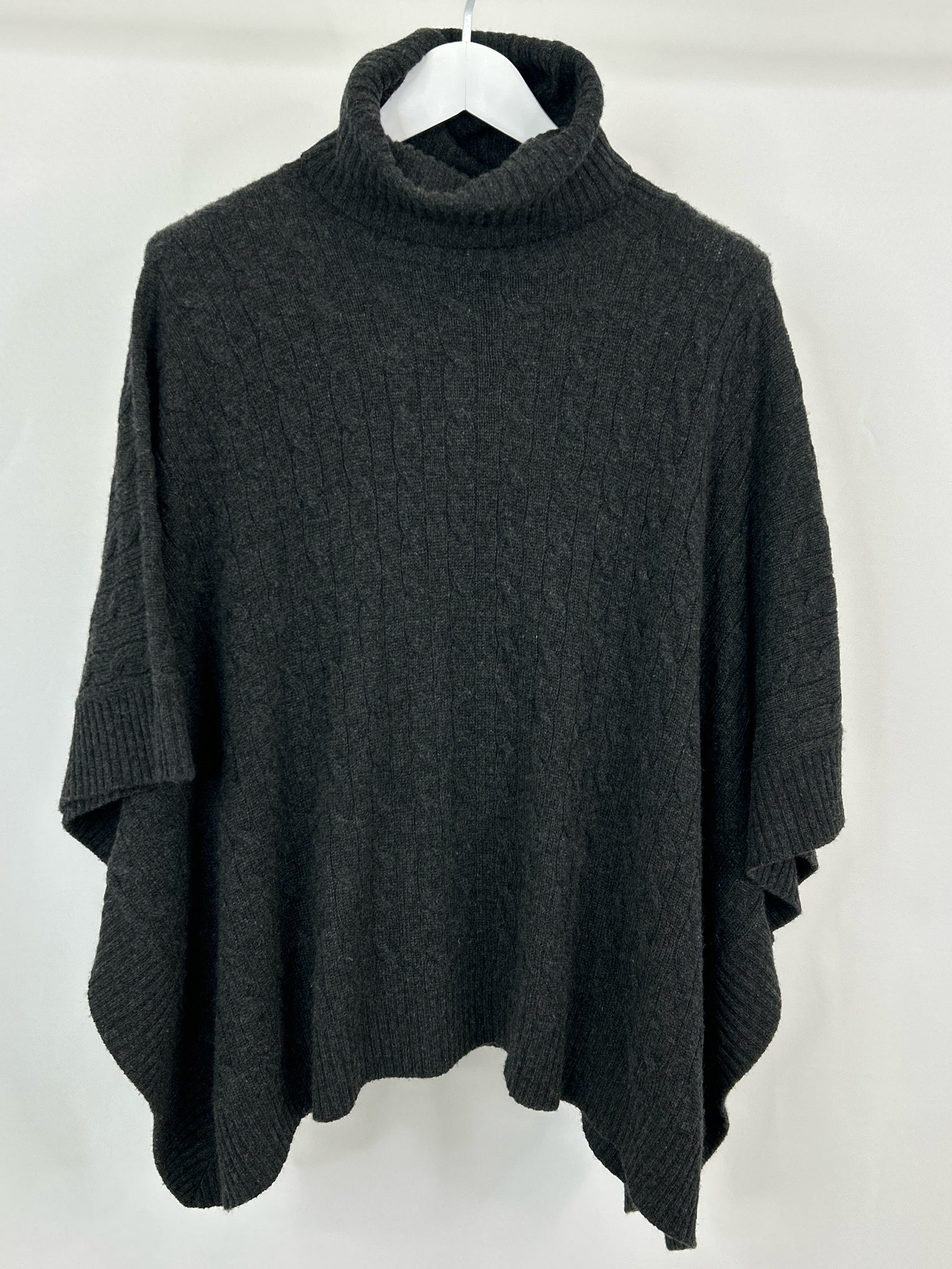 POLO Ralph Lauren Size M Charcoal Women Poncho