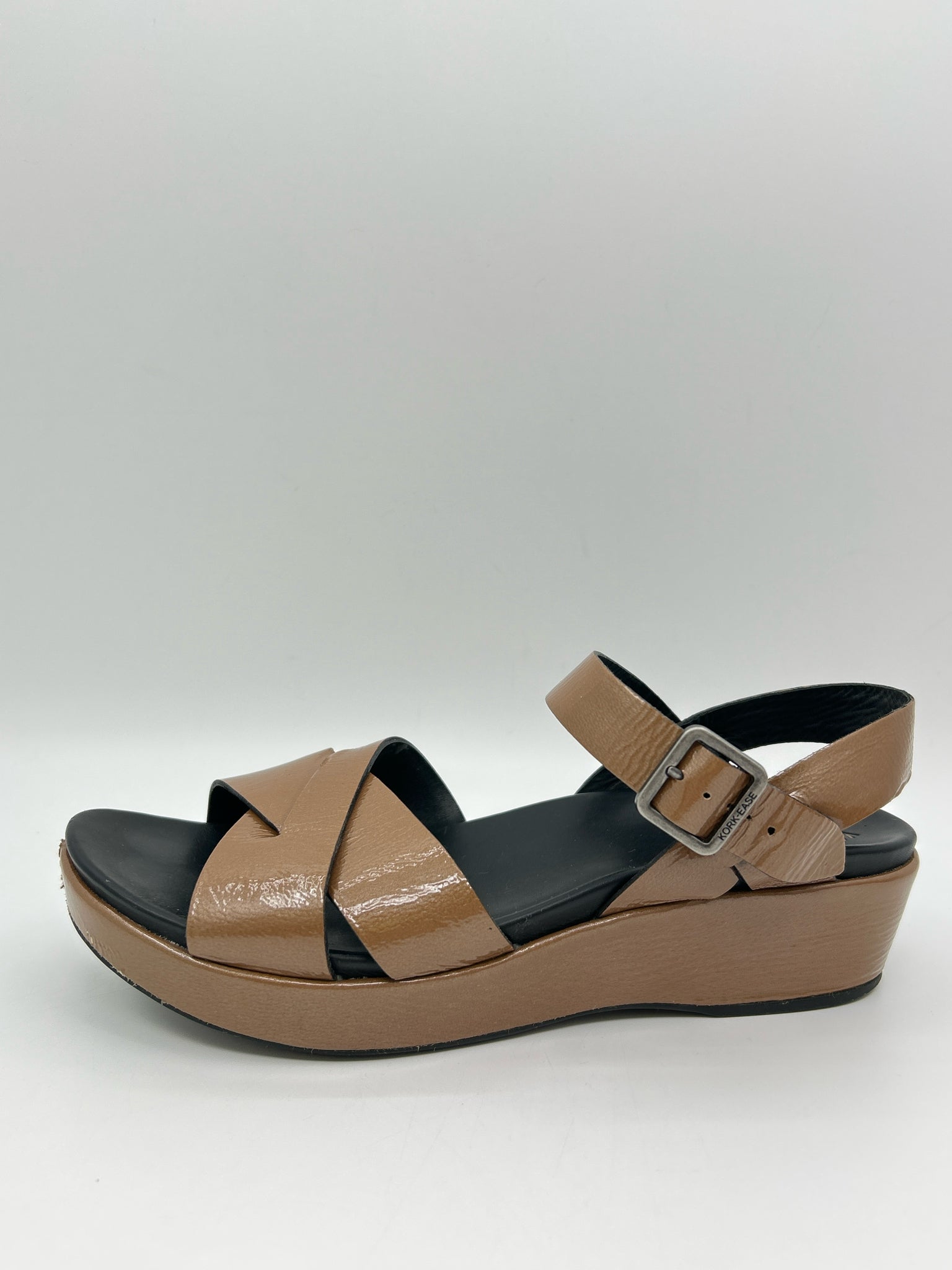 KORK EASE Size 9 Black & Brown Women Sandal