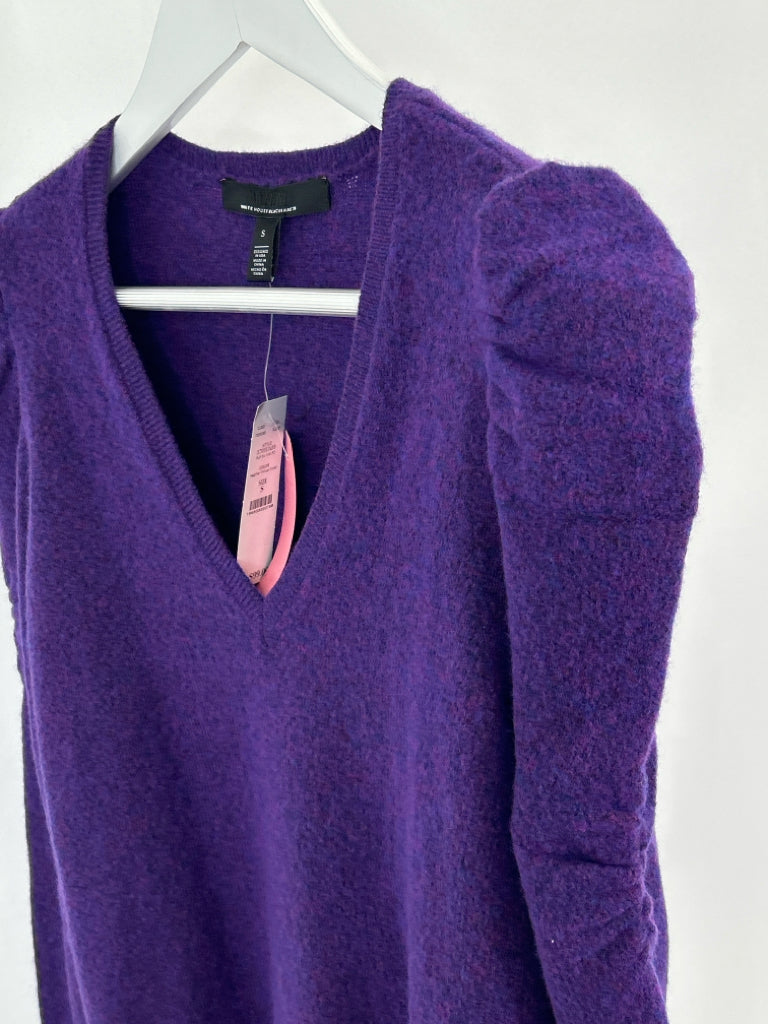 White House Black Market Women Size S Purple Sweater