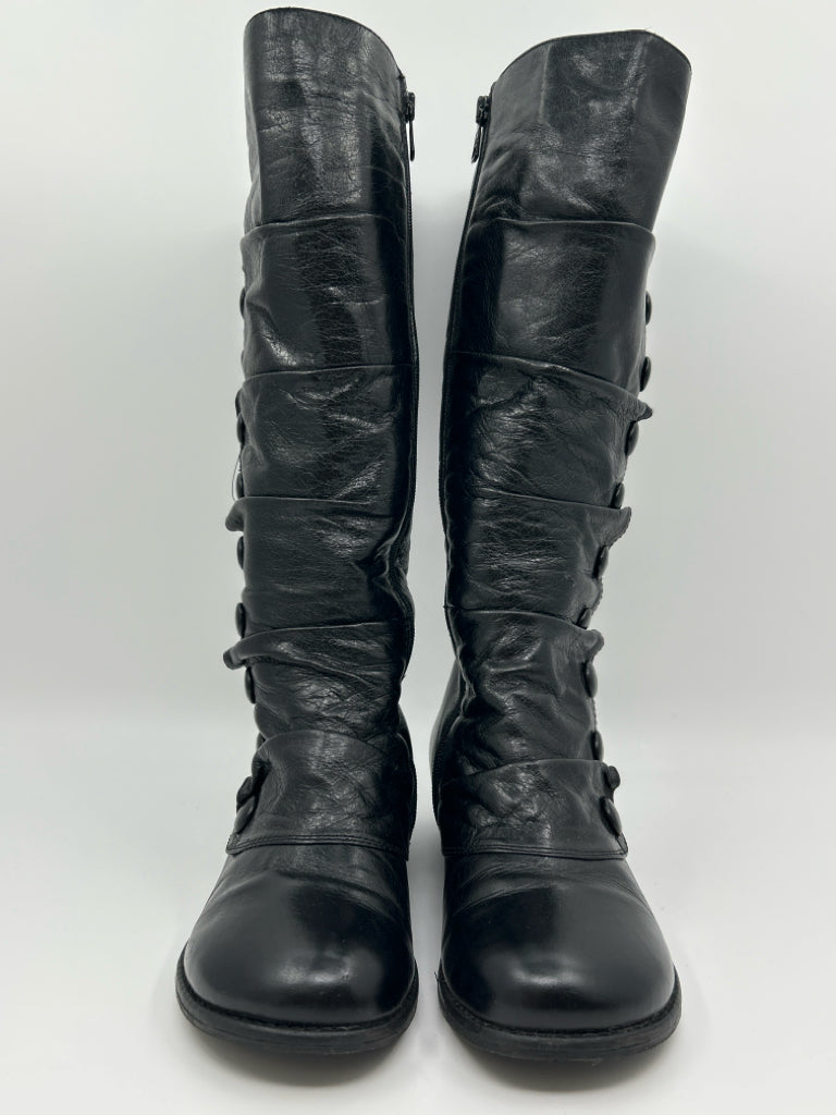 MIZ MOOZ Women Size 7 Black Boots