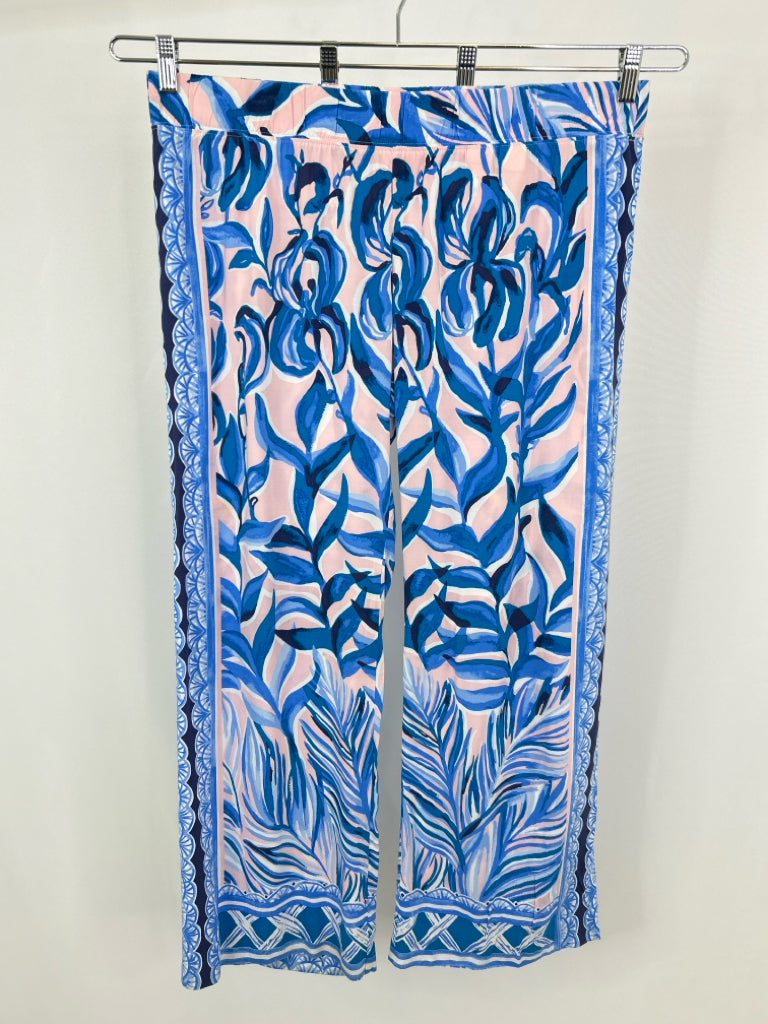 LILLY PULITZER Size XL Blue Print Women's Pants
