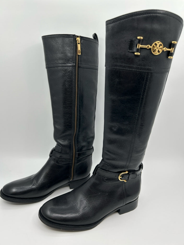 TORY BURCH Women Size 7.5M Black Boots