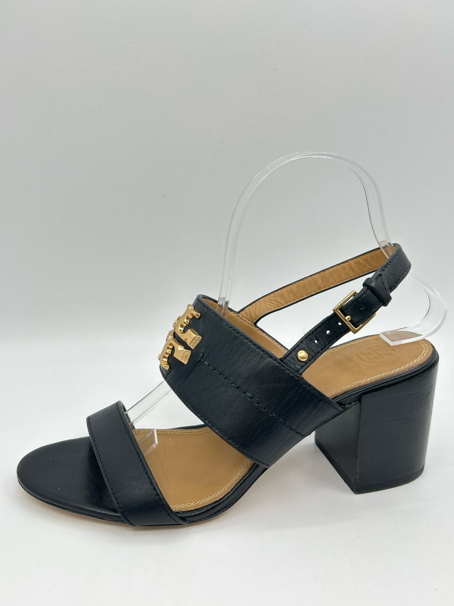 TORY BURCH Size 8.5M Black Women Sandal