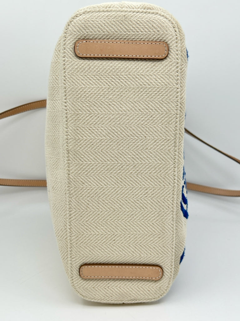 BRIGHTON BLUE AND CREAM Women's Tote