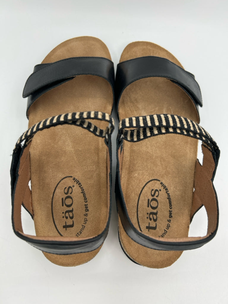 TAOS Size 9 Black Women's Symbol Sandal NIB