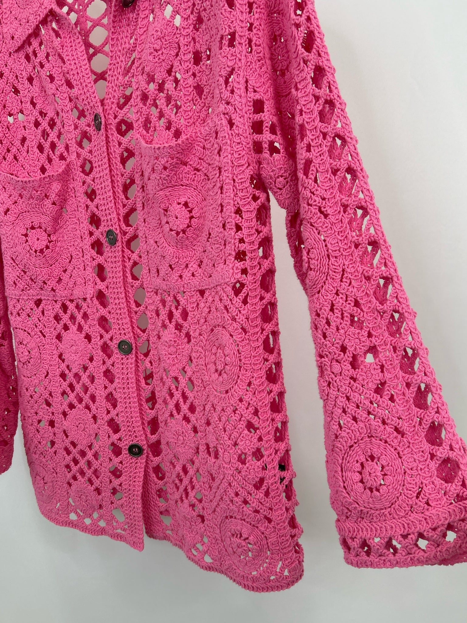 POL Size One Size Pink Women Cardigan