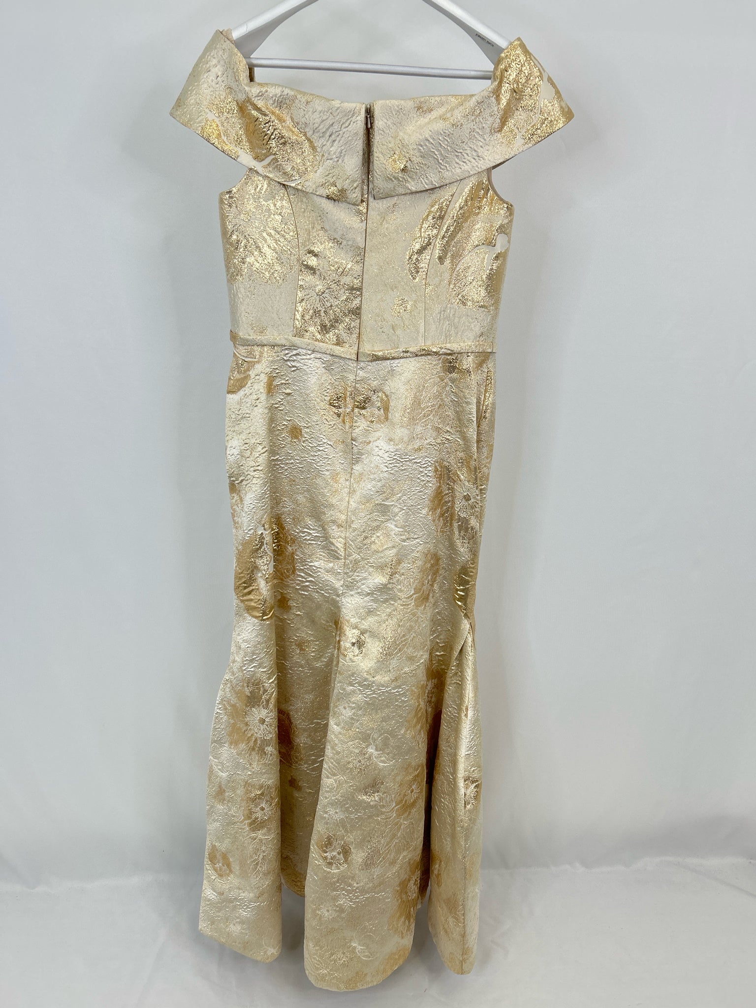 GIA FRANCO Size 14 Gold Women Dress