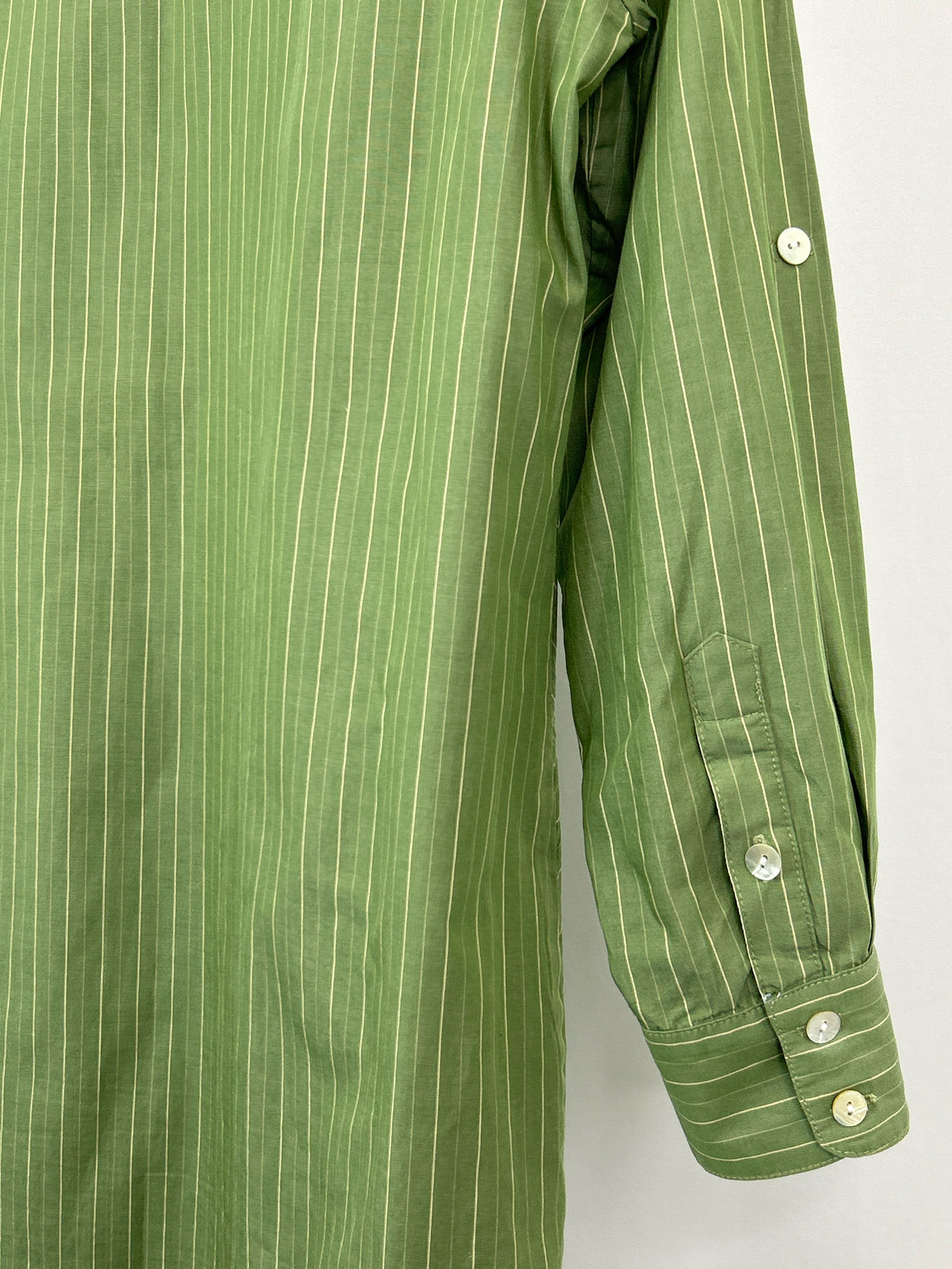 FINLEY Size S Green Striped Women Dress