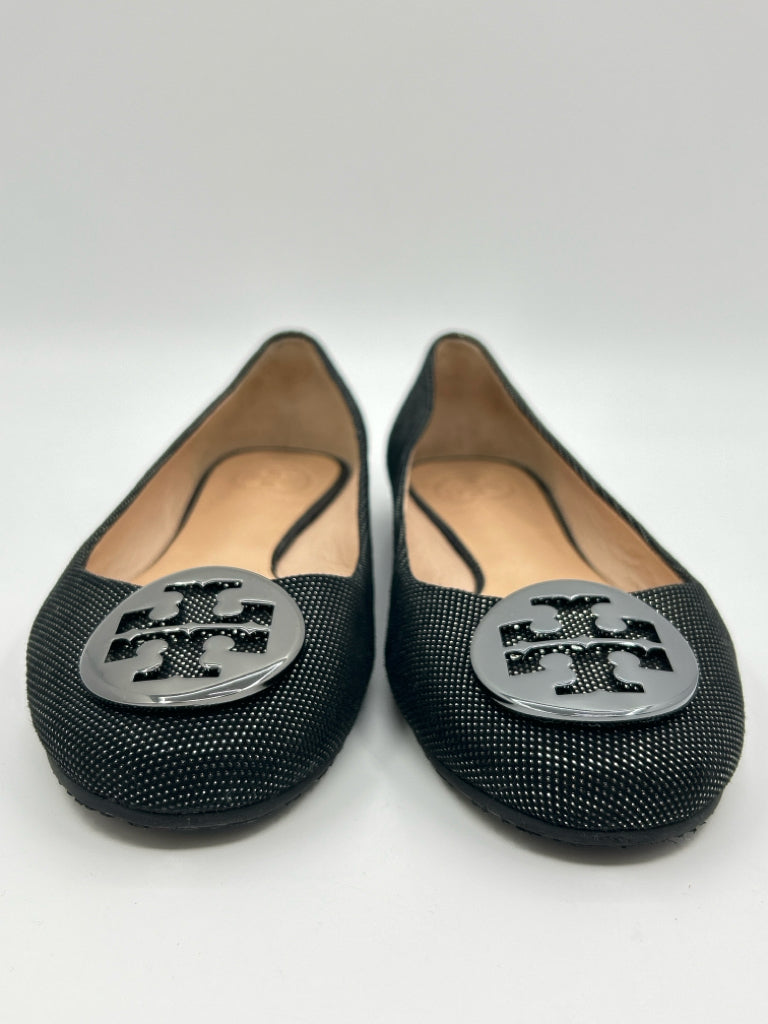 TORY BURCH Women Size 6.5M Black Flats