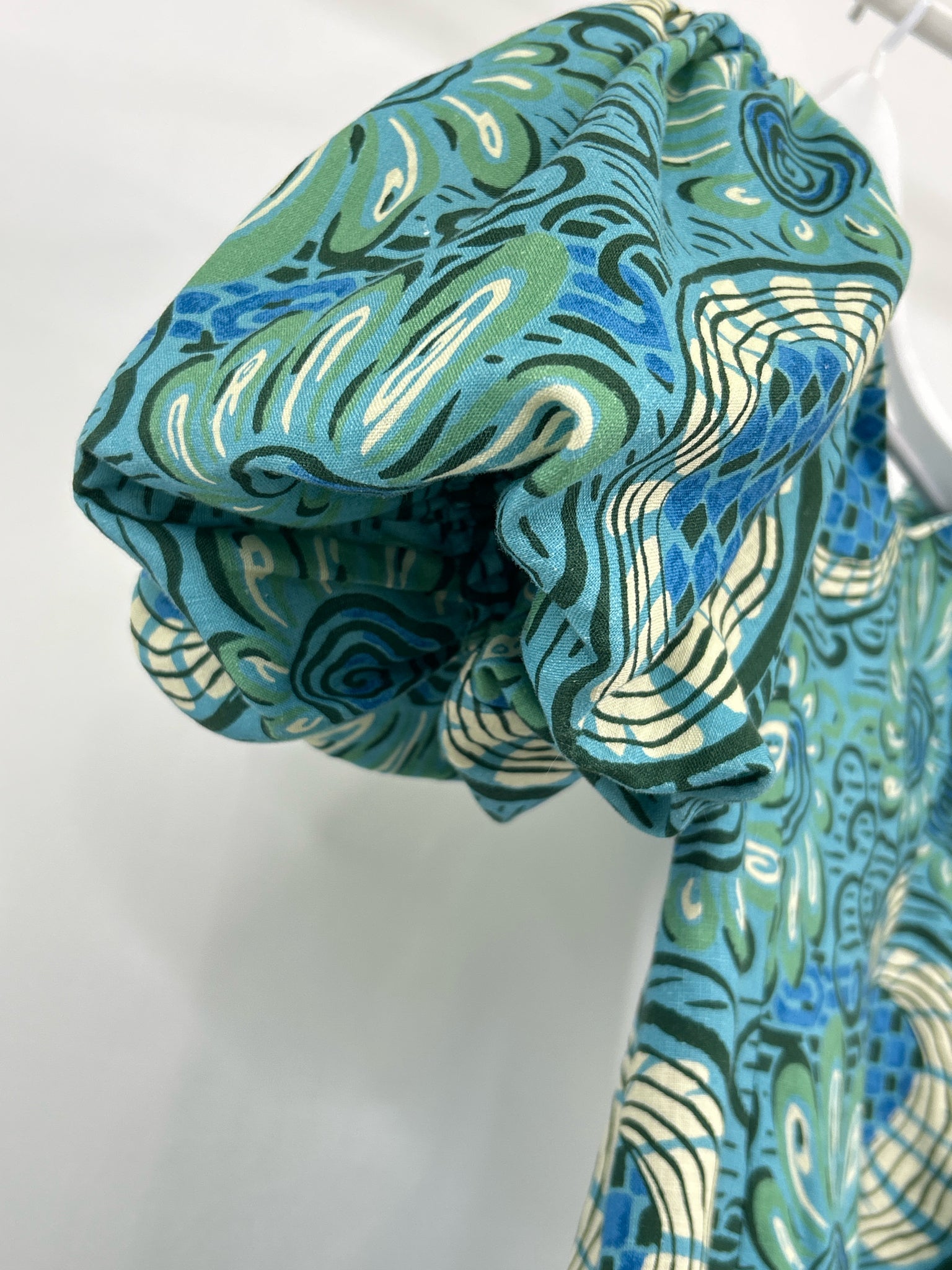 Rhode Size 4 Blue & Green Women Dress Rhode Size 4 Blue & Green Women Dress