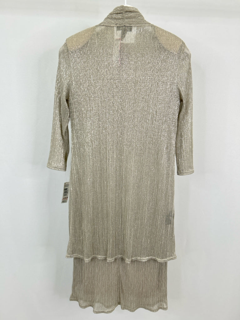 R & M RICHARDS Size 10 Champagne Women's 2-Piece w/dress