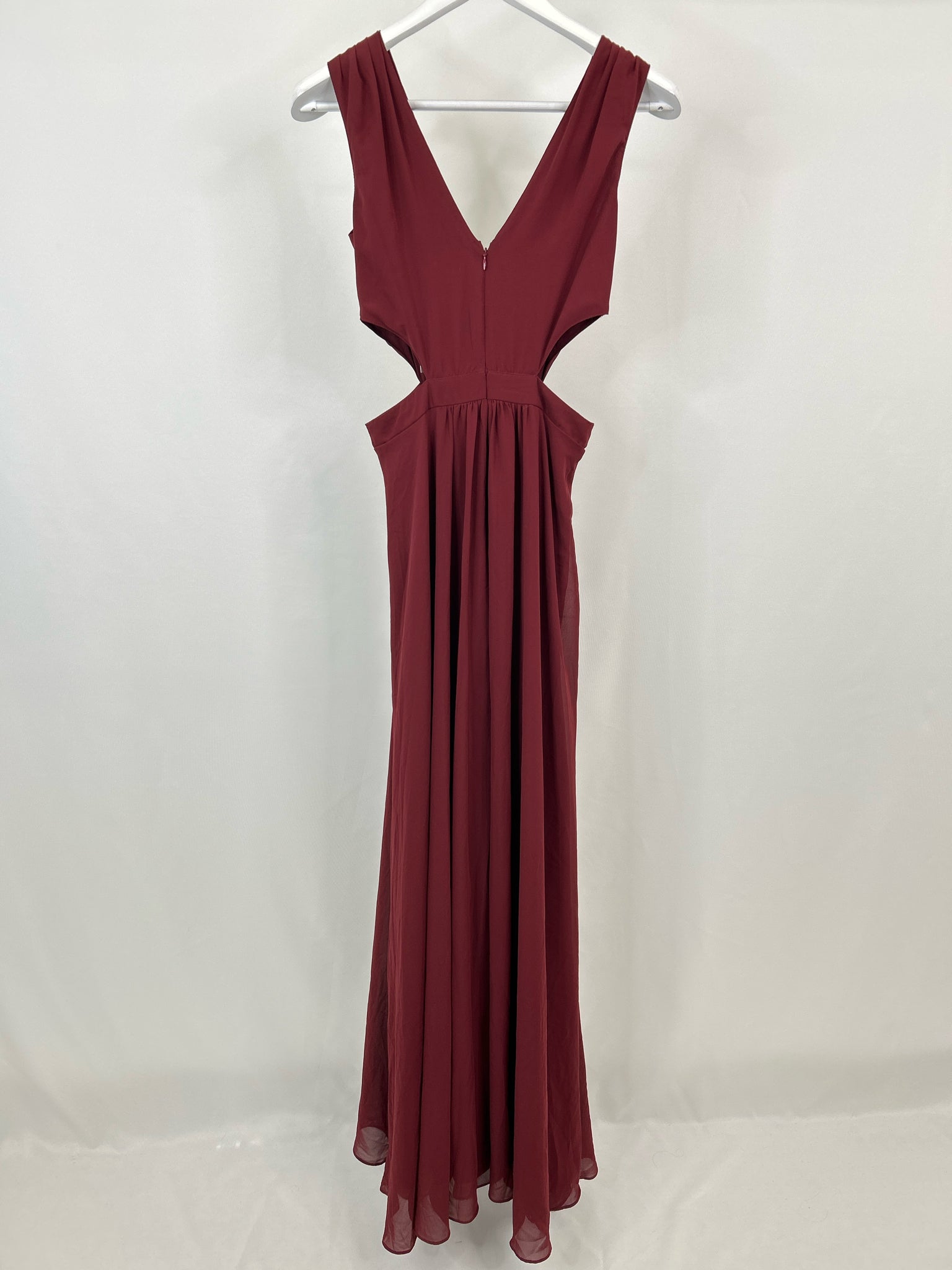 ASOS Size 4 Burgundy Women's Dress