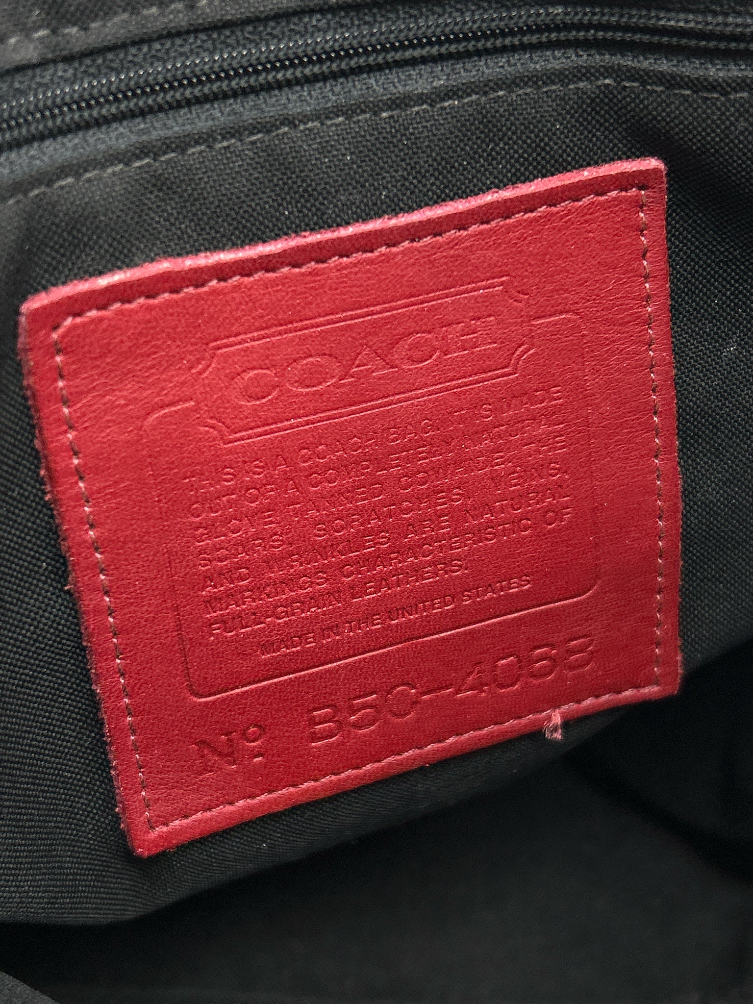 COACH Red Women Tote
