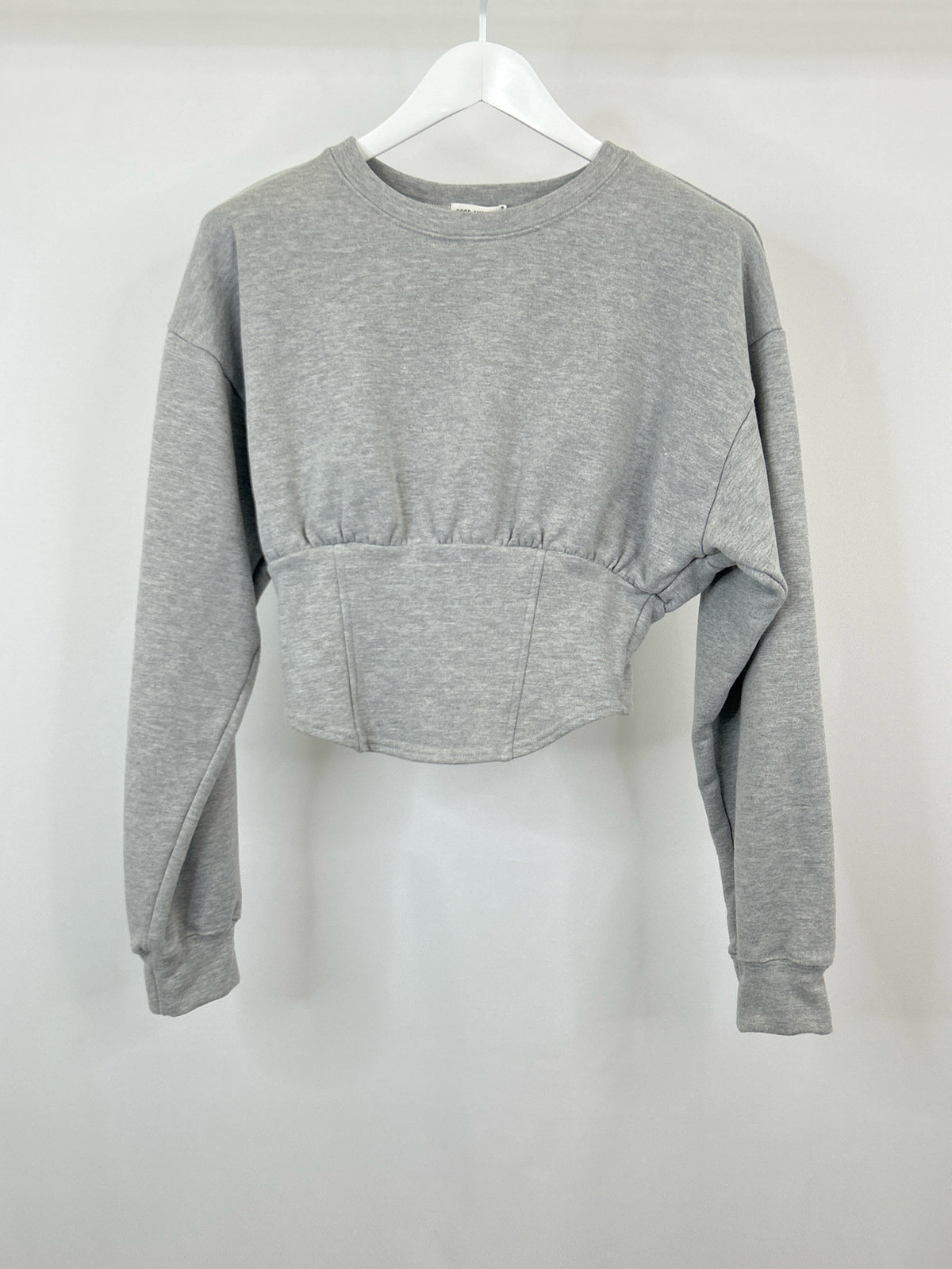 GOOD AMERICAN Size L HEATHER GRAY Women Pullover