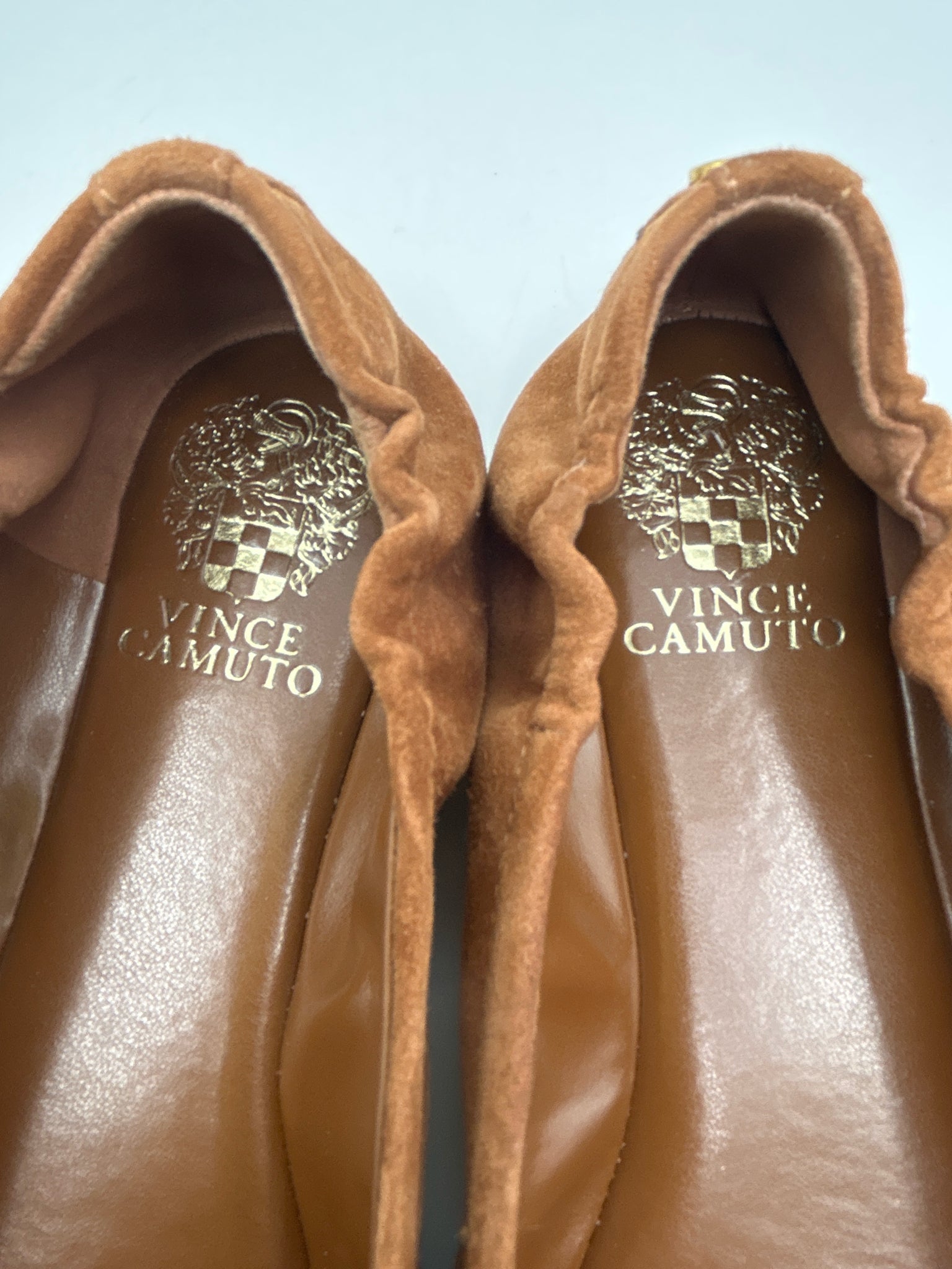 VINCE CAMUTO Size 9.5M Brown Women Flats