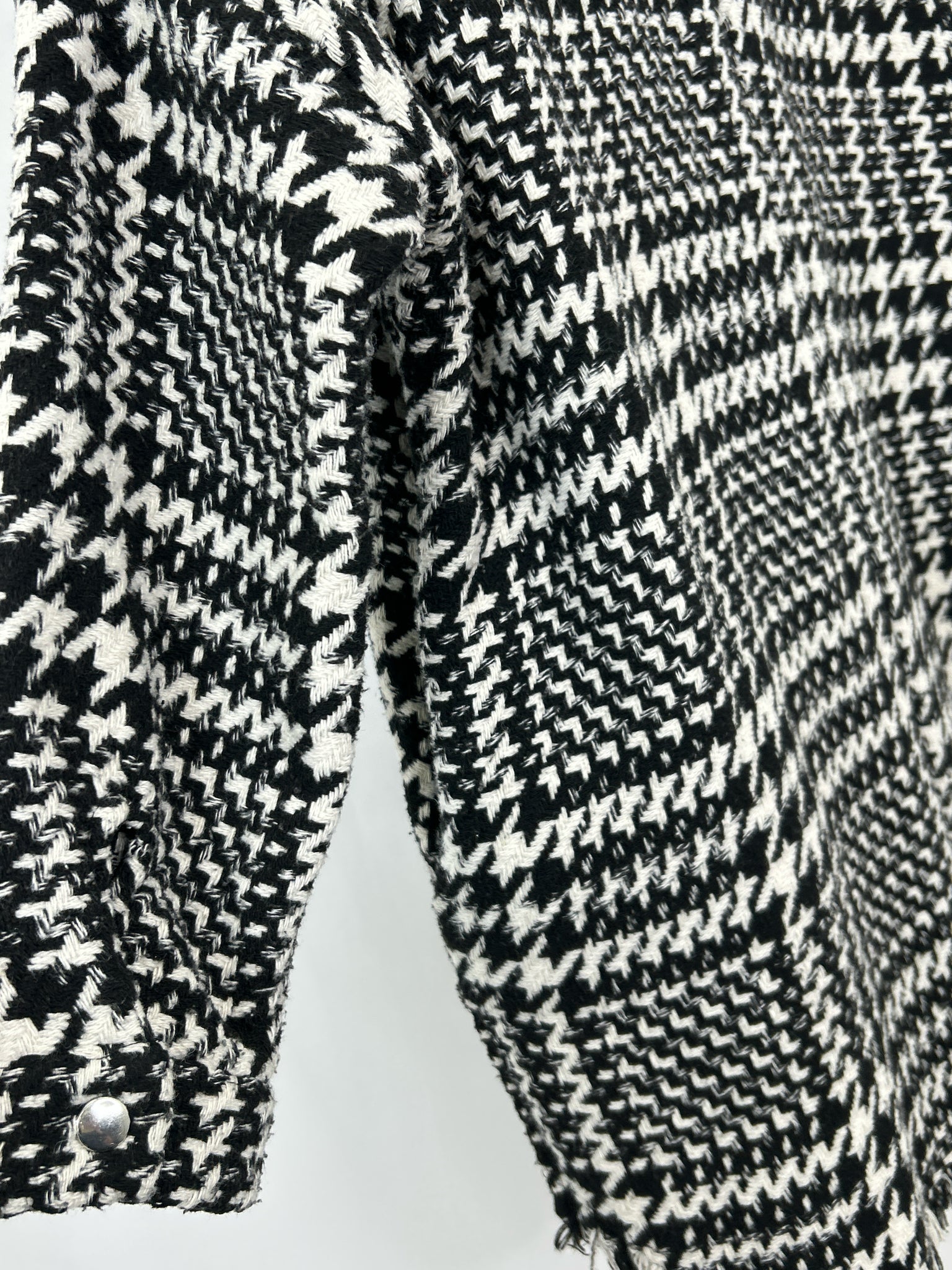 HYFVE Size S Black & White Women Coat