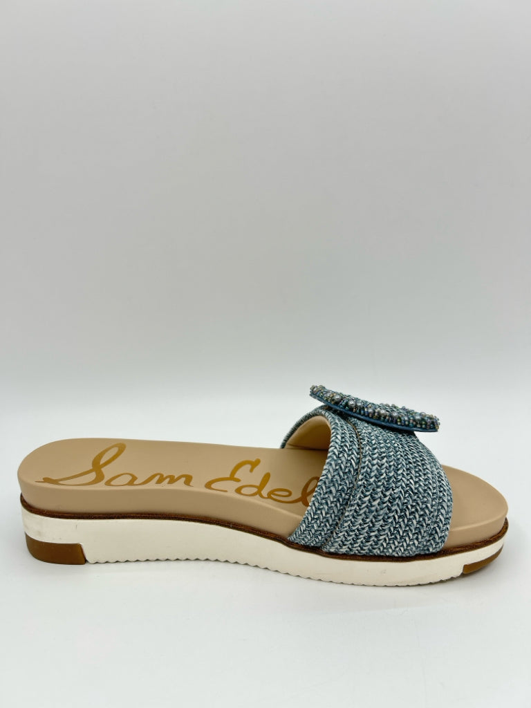 SAM EDELMAN Size 7M Blue Women's Sandal