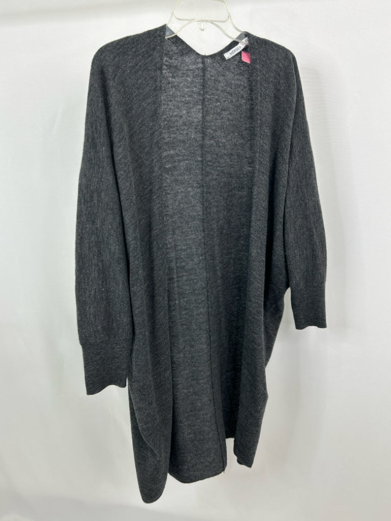 MERSEA Women Size OSFA HEATHER GREY Cardigan