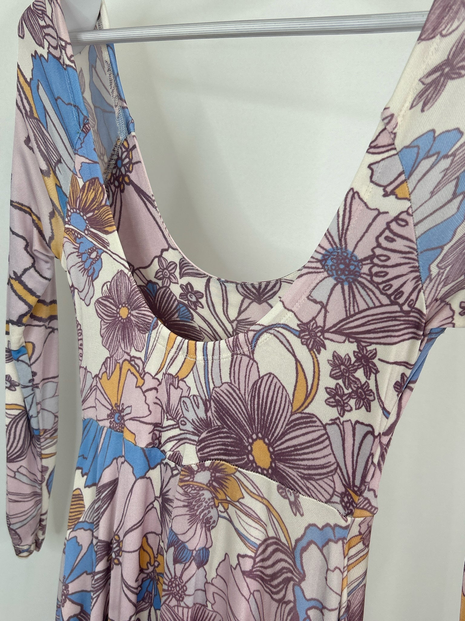 FREE PEOPLE Size XS Purple Print Women Dress