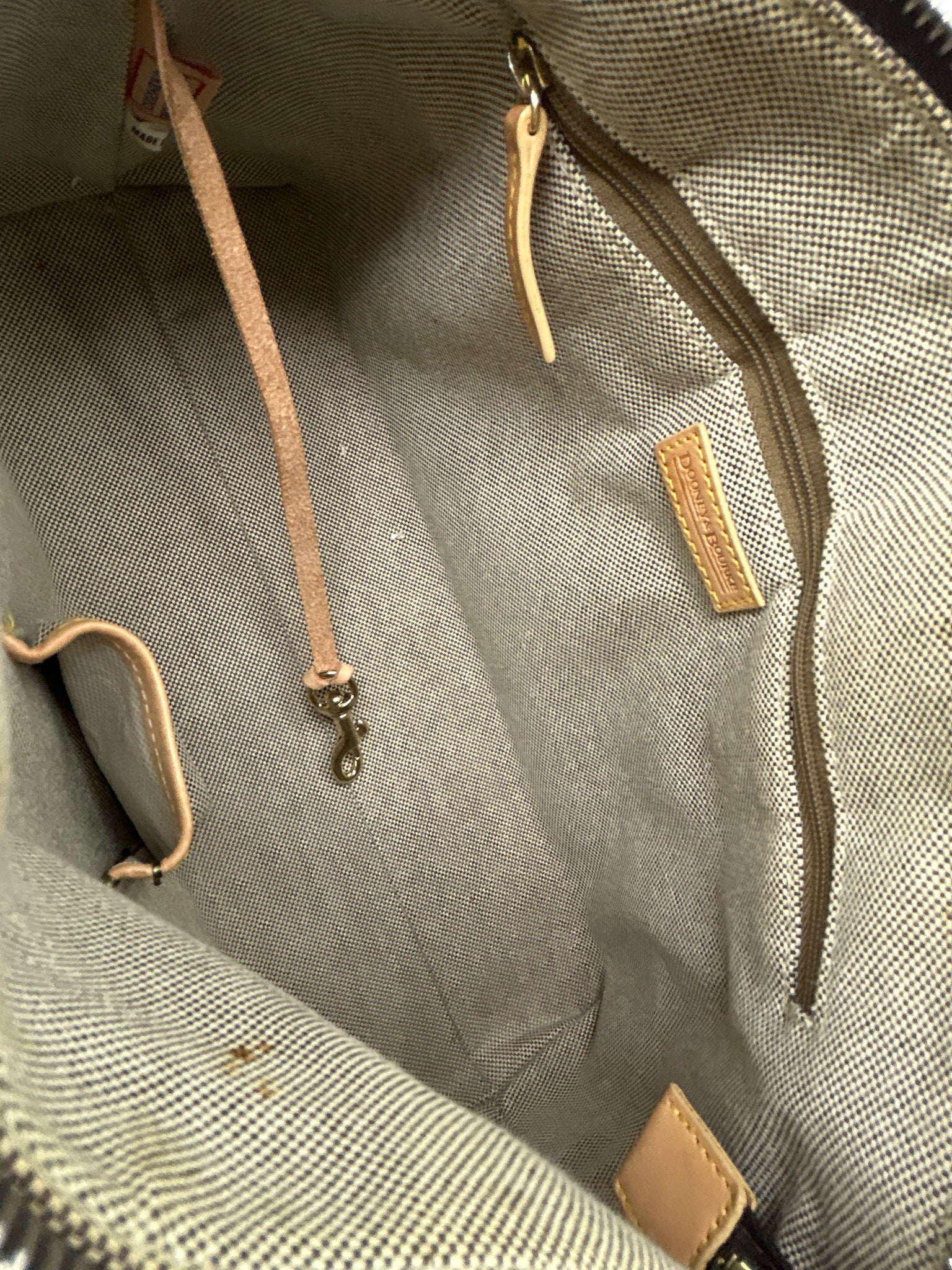 DOONEY & BOURKE BLACK AND TAN Women Purse