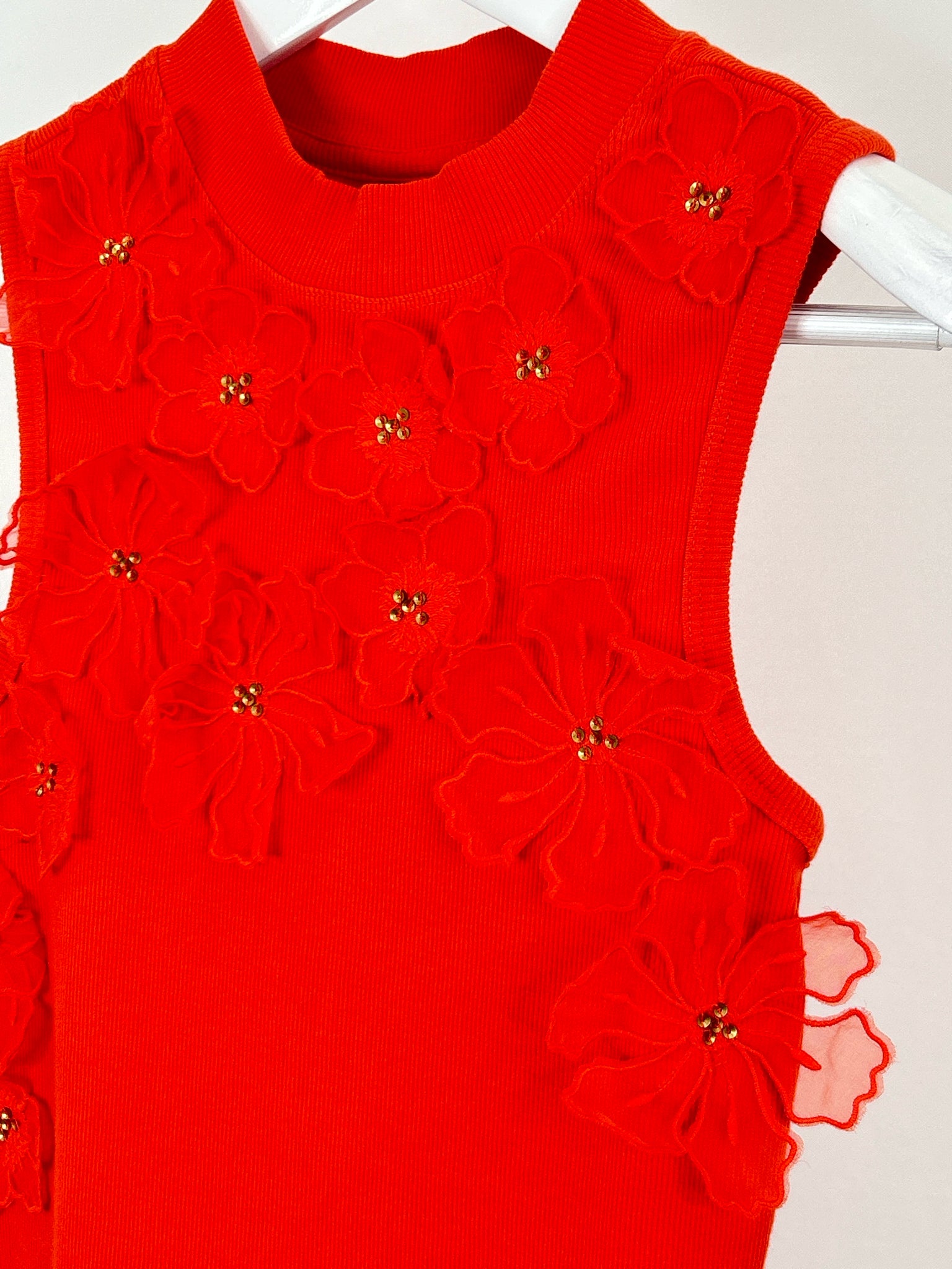 ANTHROPOLOGIE Size XS Orange Women Tank Top