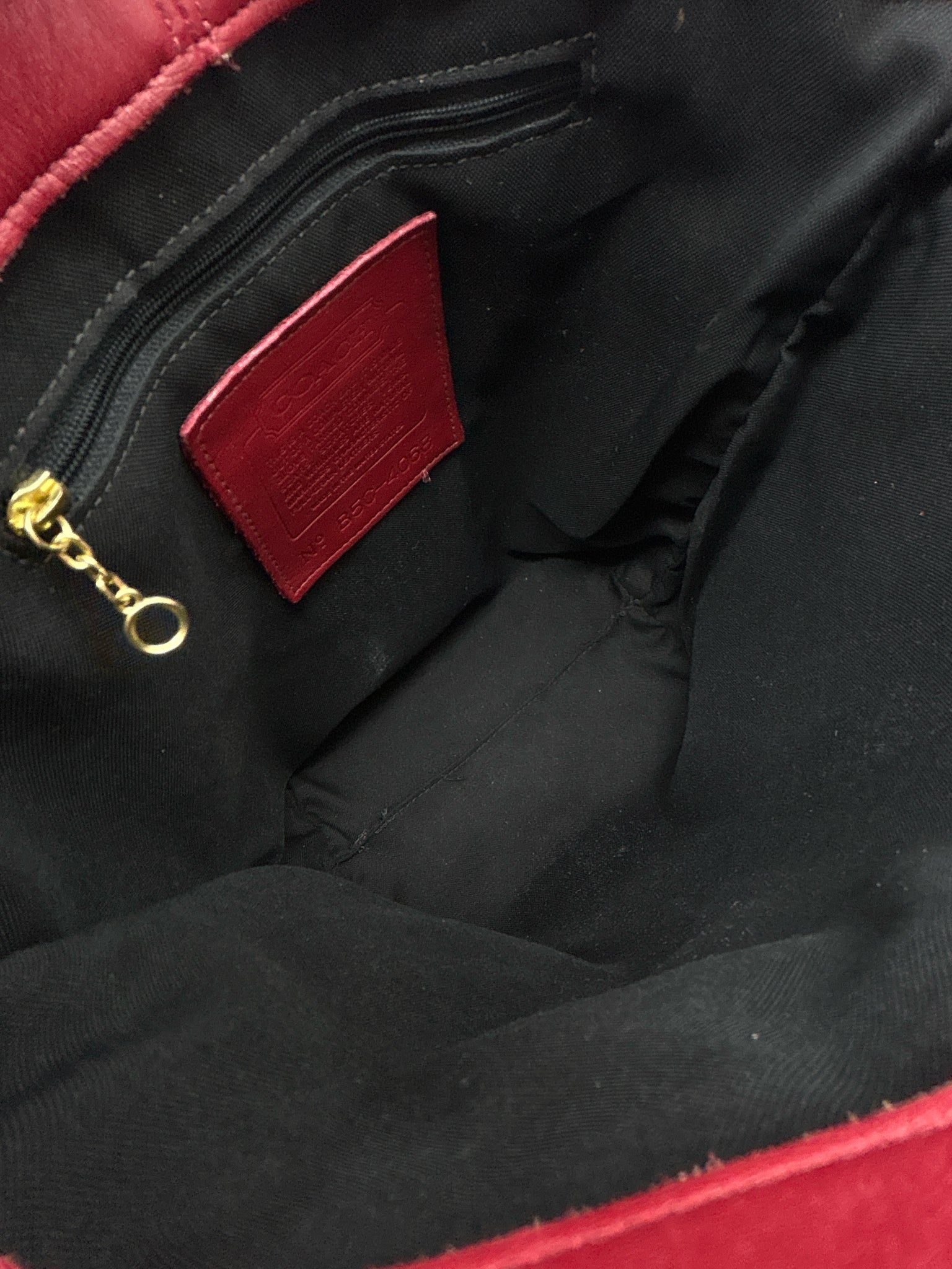 COACH Red Women Tote