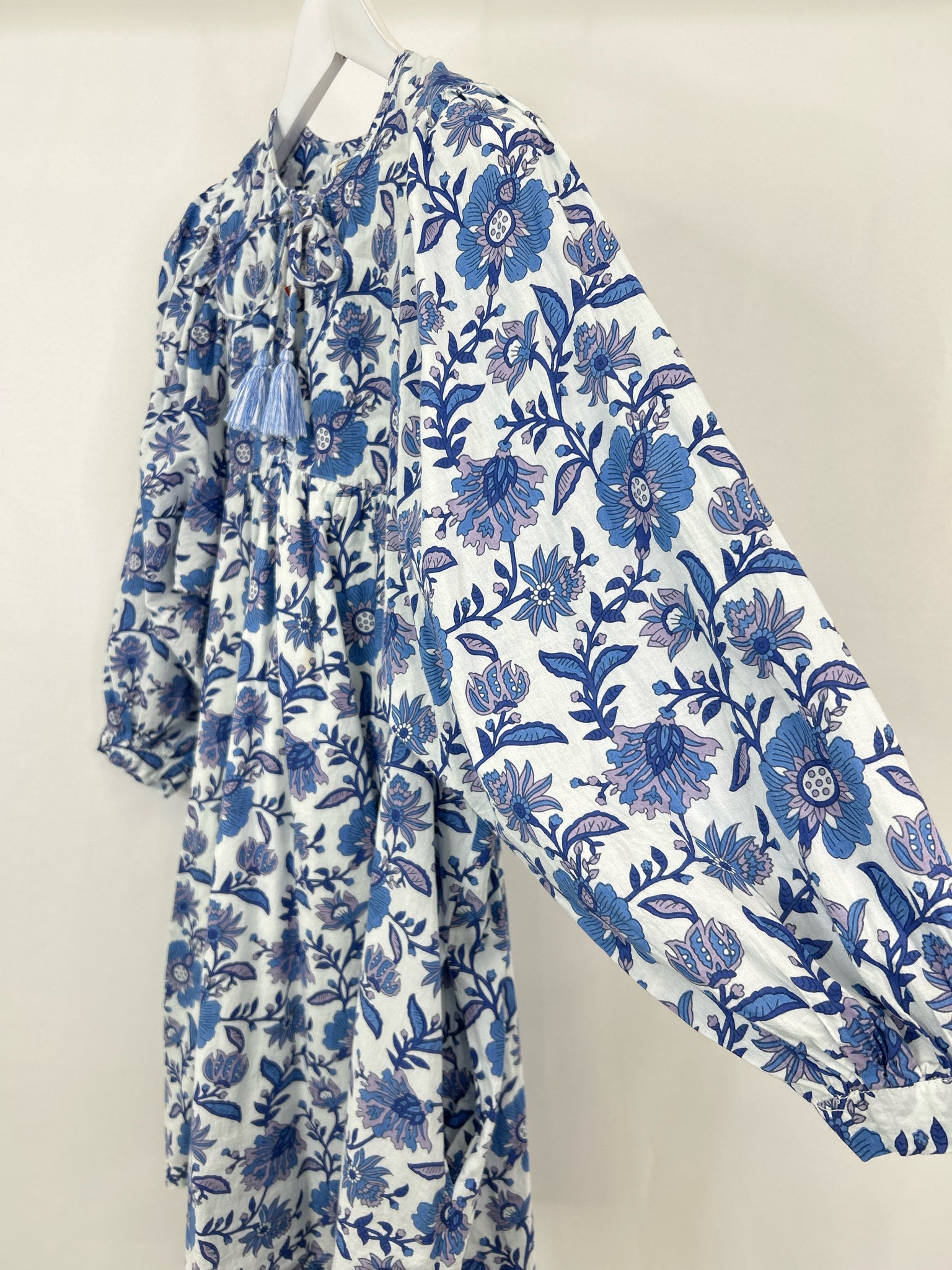 Mille Resort & Travel Size XL Blue Print Women Dress