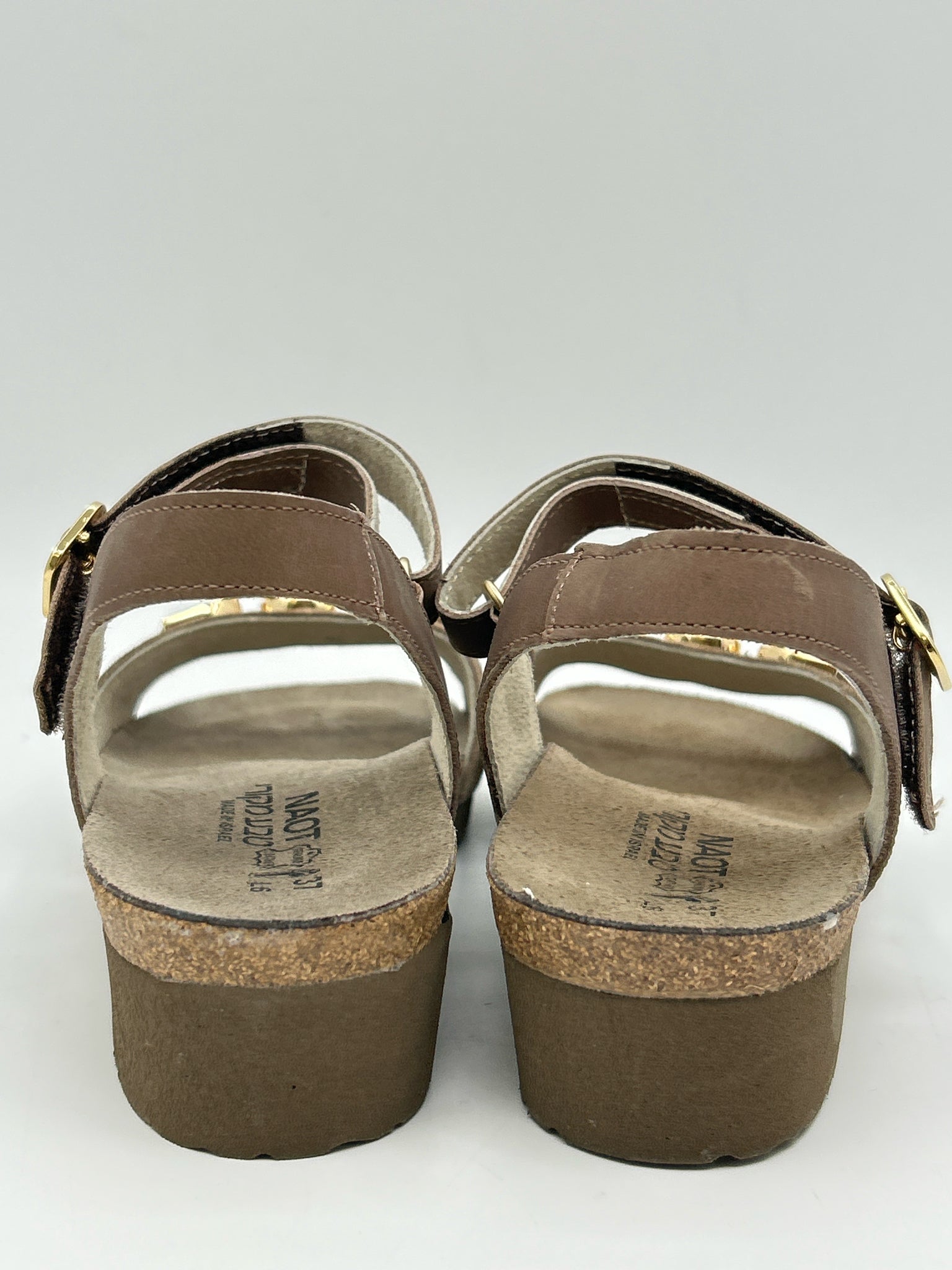 NAOT Size 37/6 Taupe Women Sandal