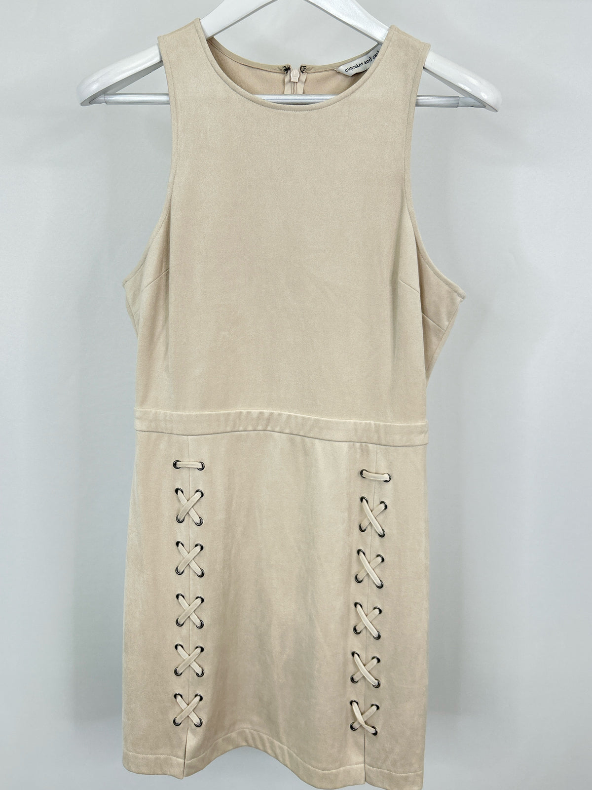 E Size M Beige Women Dress
