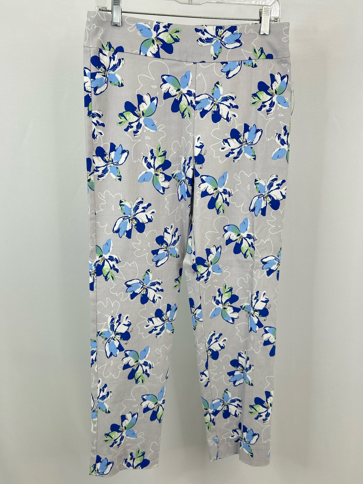 KRAZY KAT Size 10 GREY FLORAL Women Pants