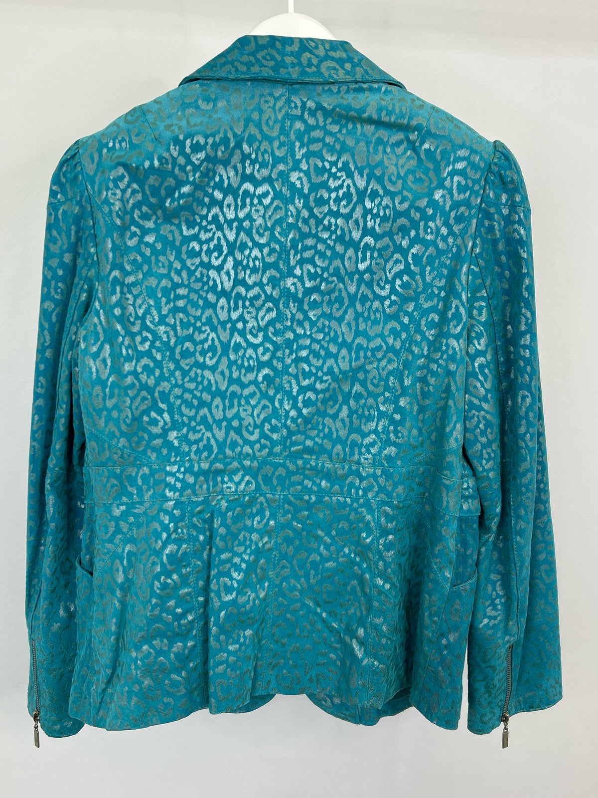 PAMELA MCCOY Size M TURQUOISE Women Jacket