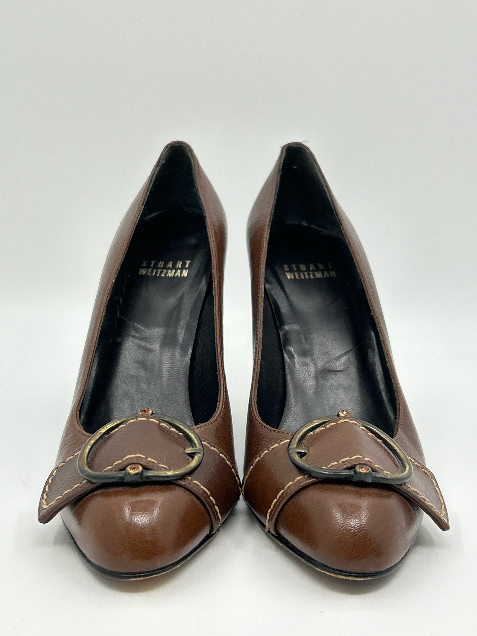 STUART WEITZMAN Size 6M Brown Women Pumps
