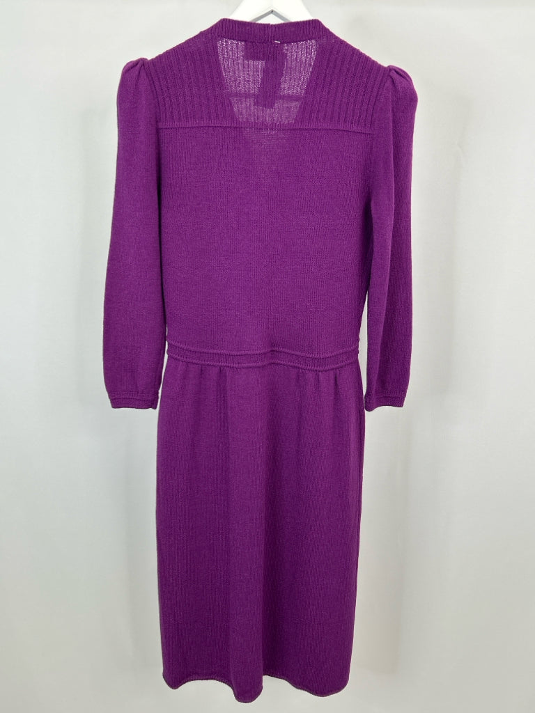 ST JOHN for Saks Fifth Avenue Size M Plum Women's Dress