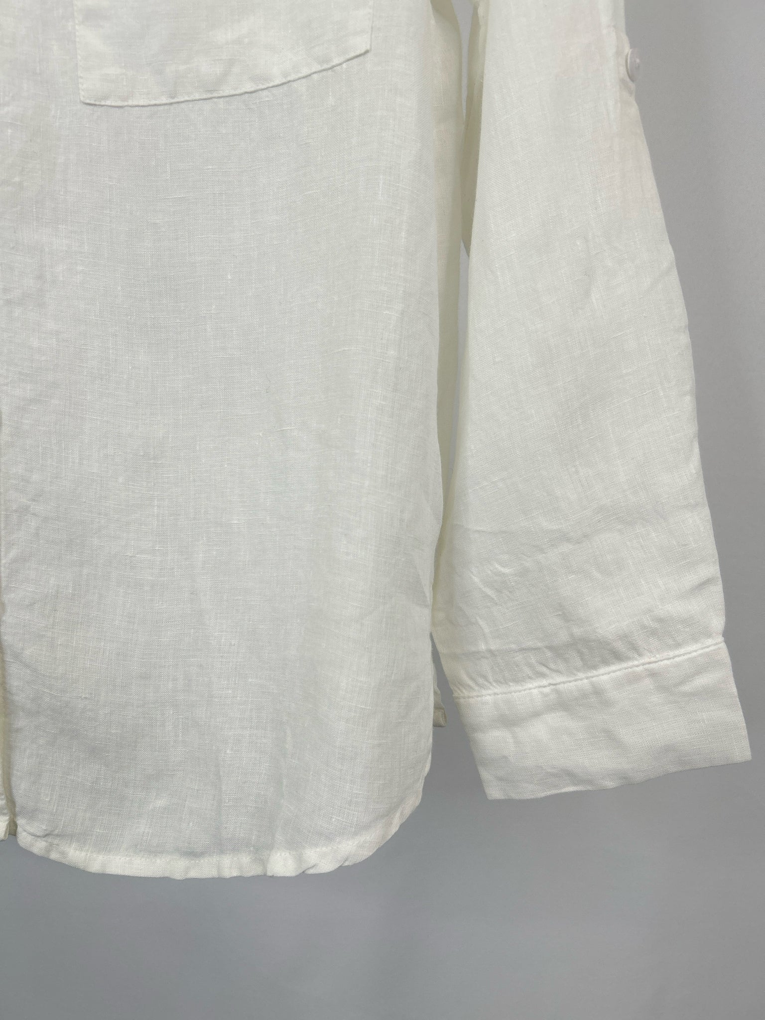 Manor Size L White Women Shirt