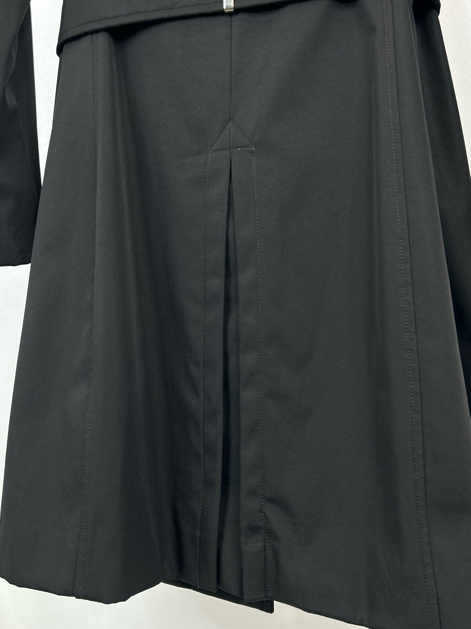 CALVIN KLEIN Size M Black Women Trench Coat