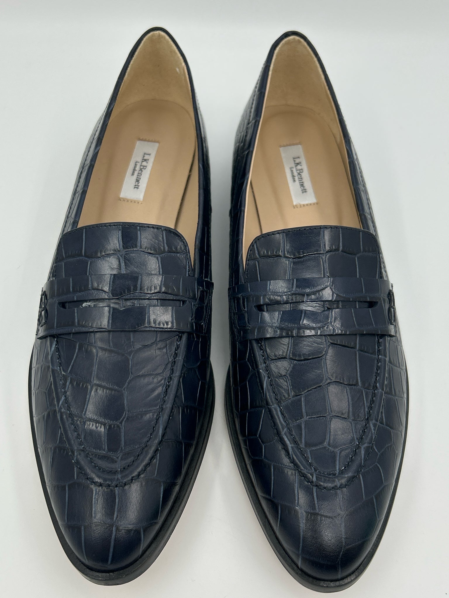 L.K. BENNETT Size 11 Navy Women Loafer