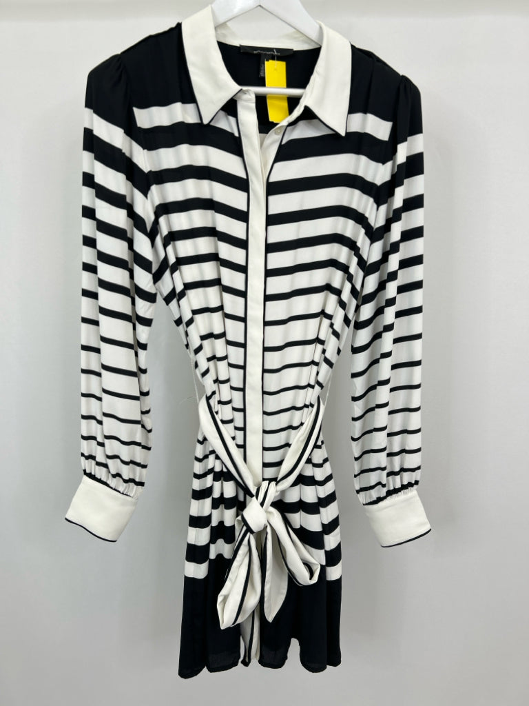 White House Black Market Women Size L Black and White 2-Piece w/Dress