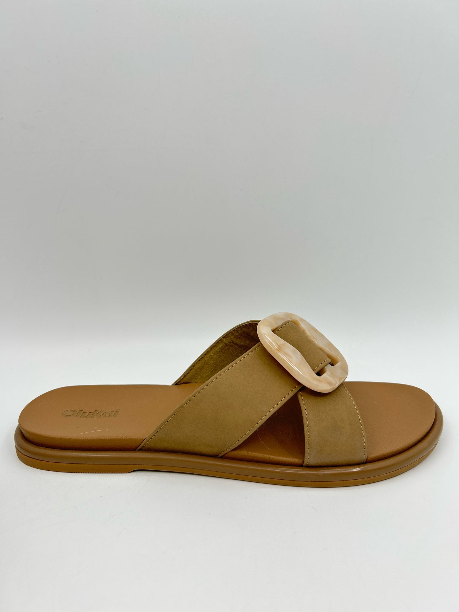OLUKAI Size 9 Tan Women Sandal NWT