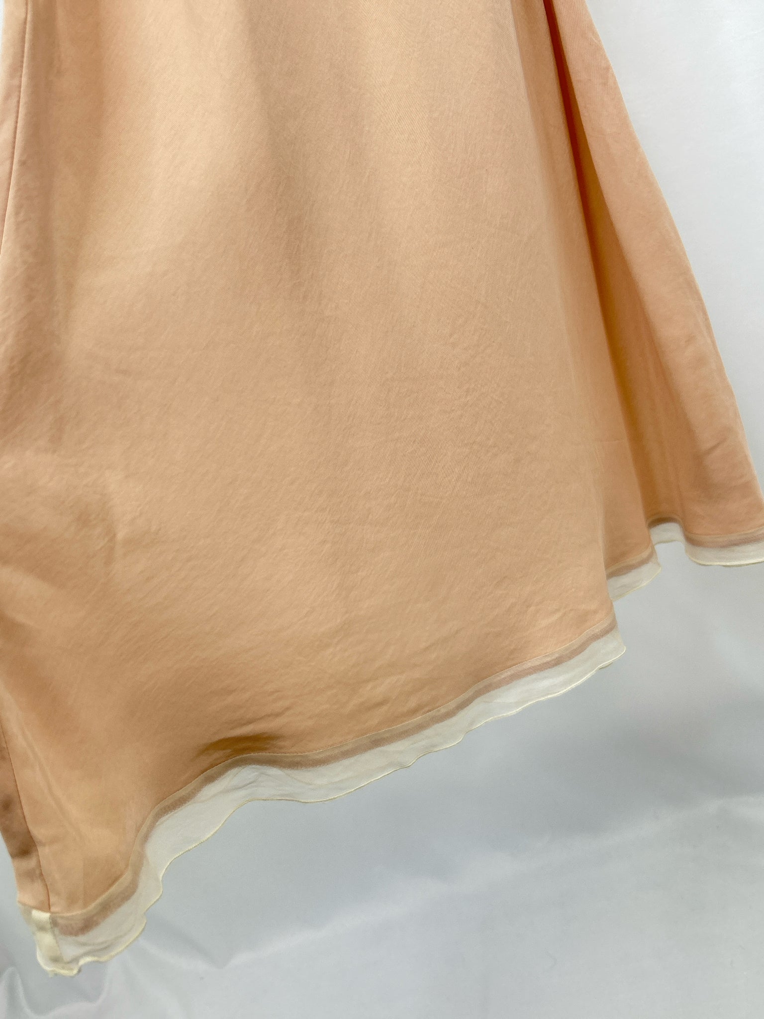 ODILLE Size 6 Peach Women Dress