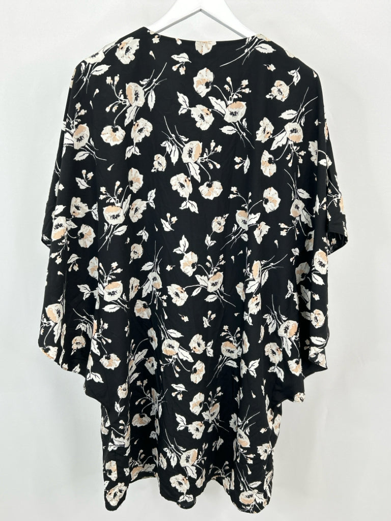 Lauren Ralph Lauren Size L Black Floral Dress