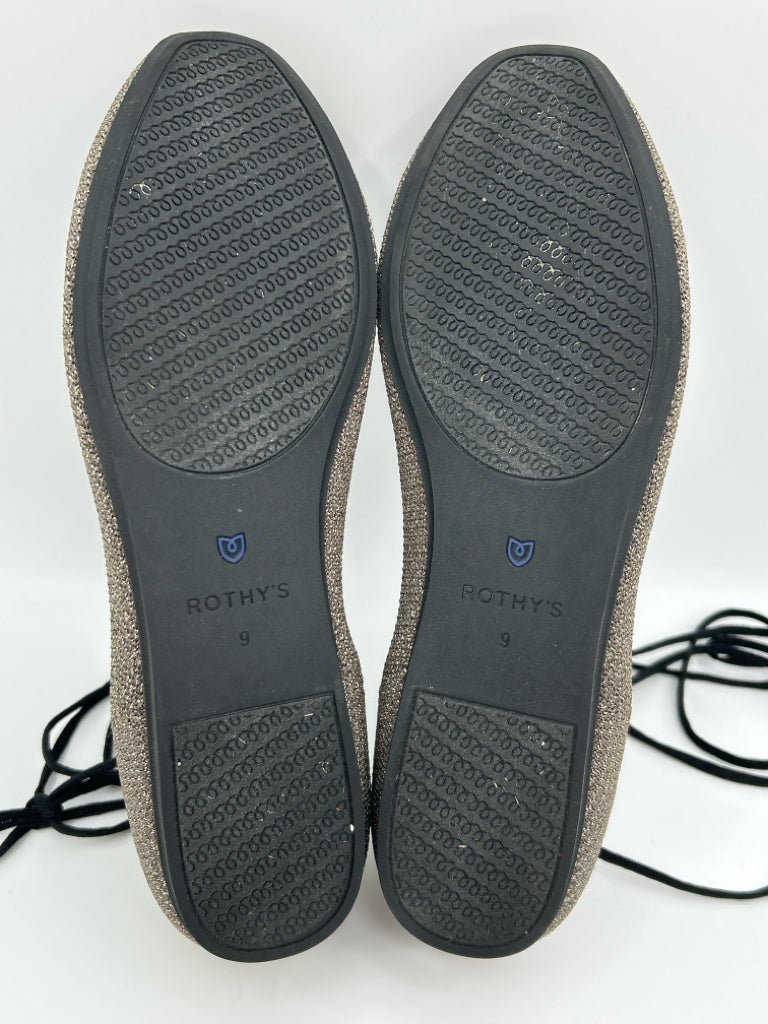 ROTHY'S Size 9 Pewter Women's Flats