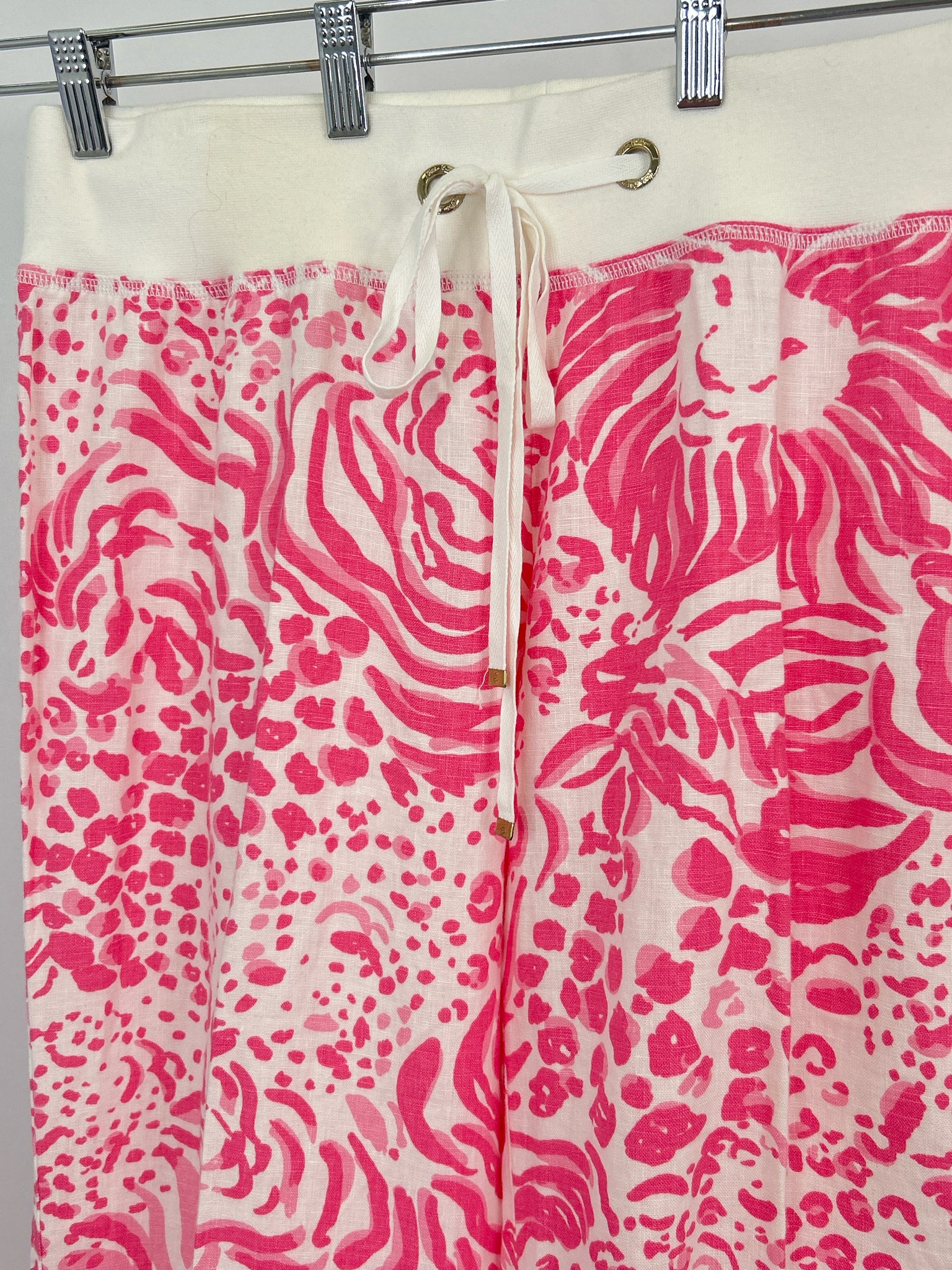 LILLY PULITZER Size XL Pink & White Women Pants