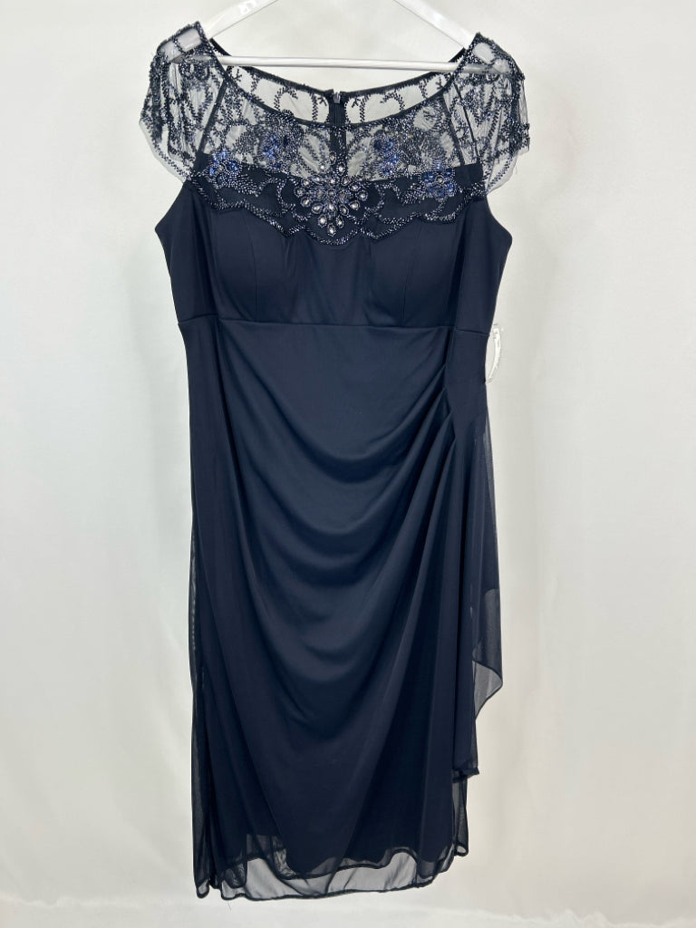 XSCAPE Size 18W Navy Women's Dress