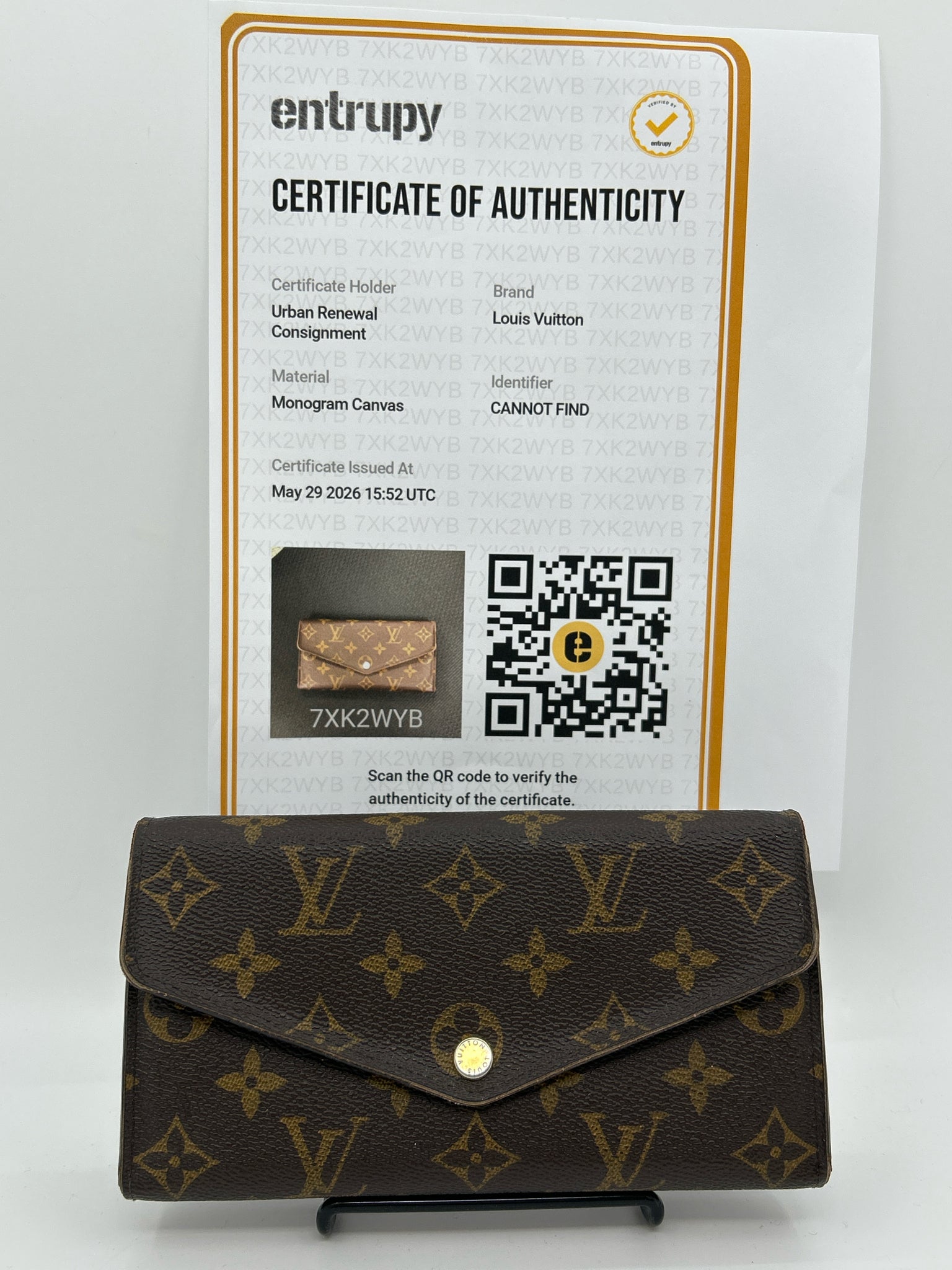LOUIS VUITTON BROWN MONOGRAM Women Wallet