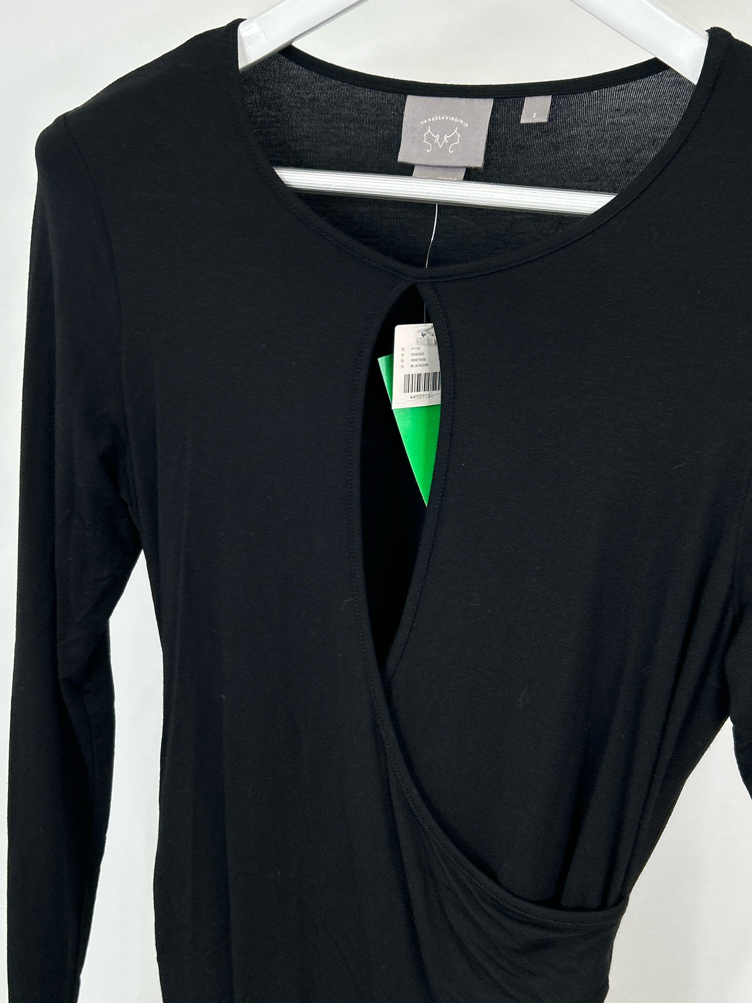 VANESSA VIRGINIA Size S Black Women Top