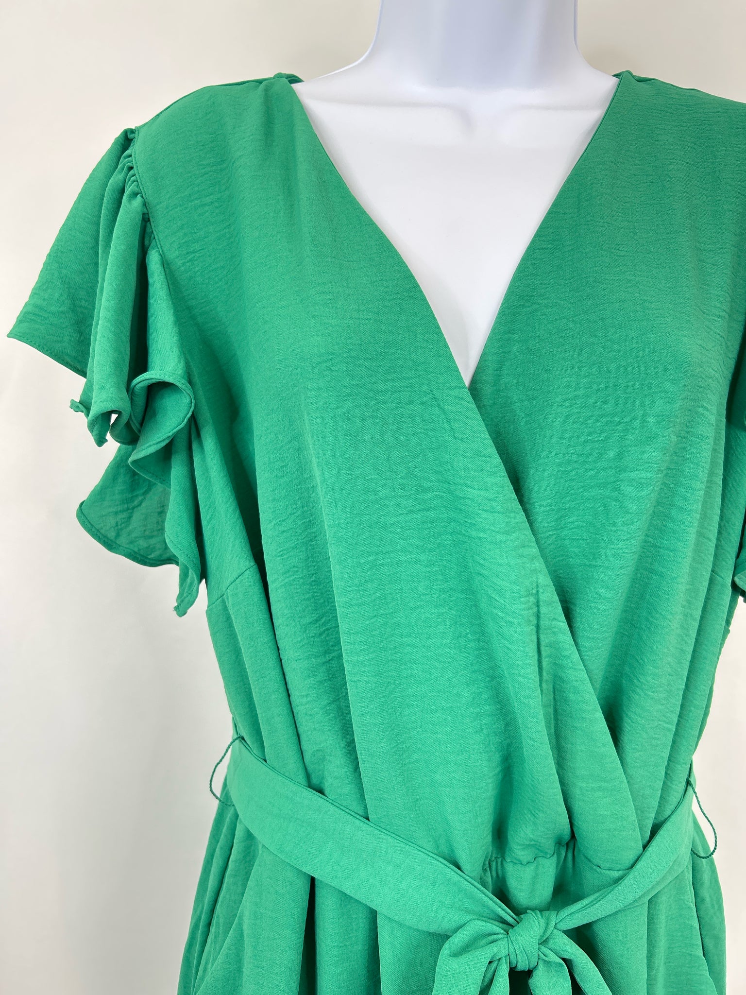 MSK Size 1X Green Women Jumpsuit