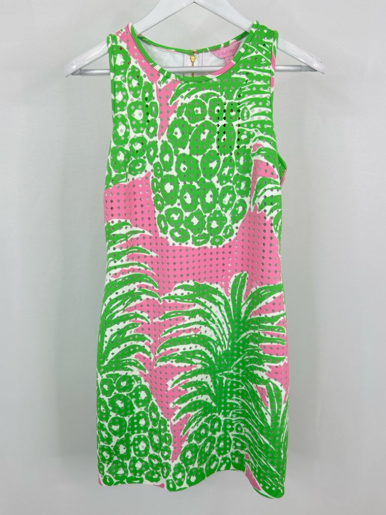 LILLY PULITZER Size S Green & Pink Women's Dress NWT