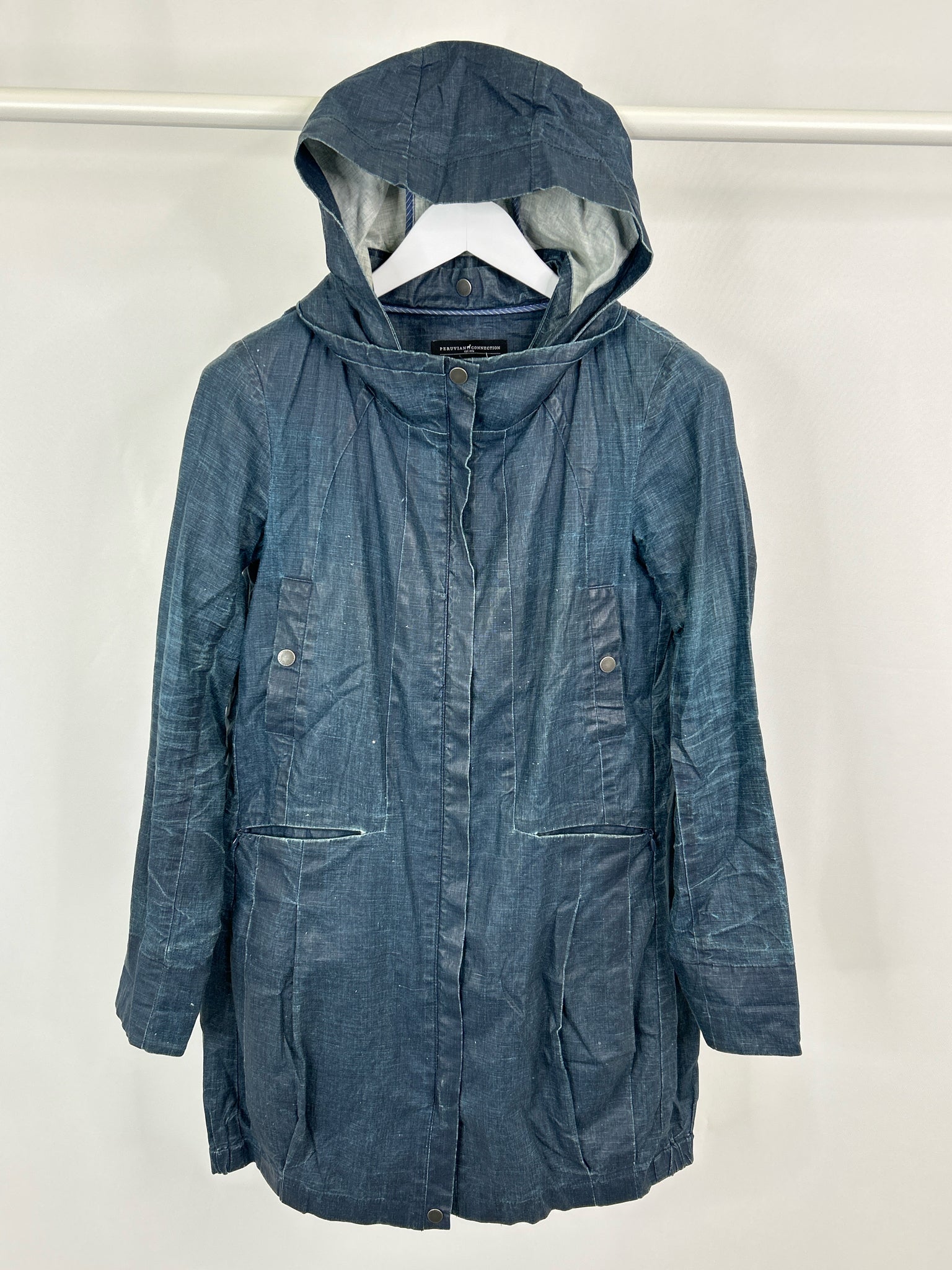 PERUVIAN CONNECTION Size XS Navy Women Jacket