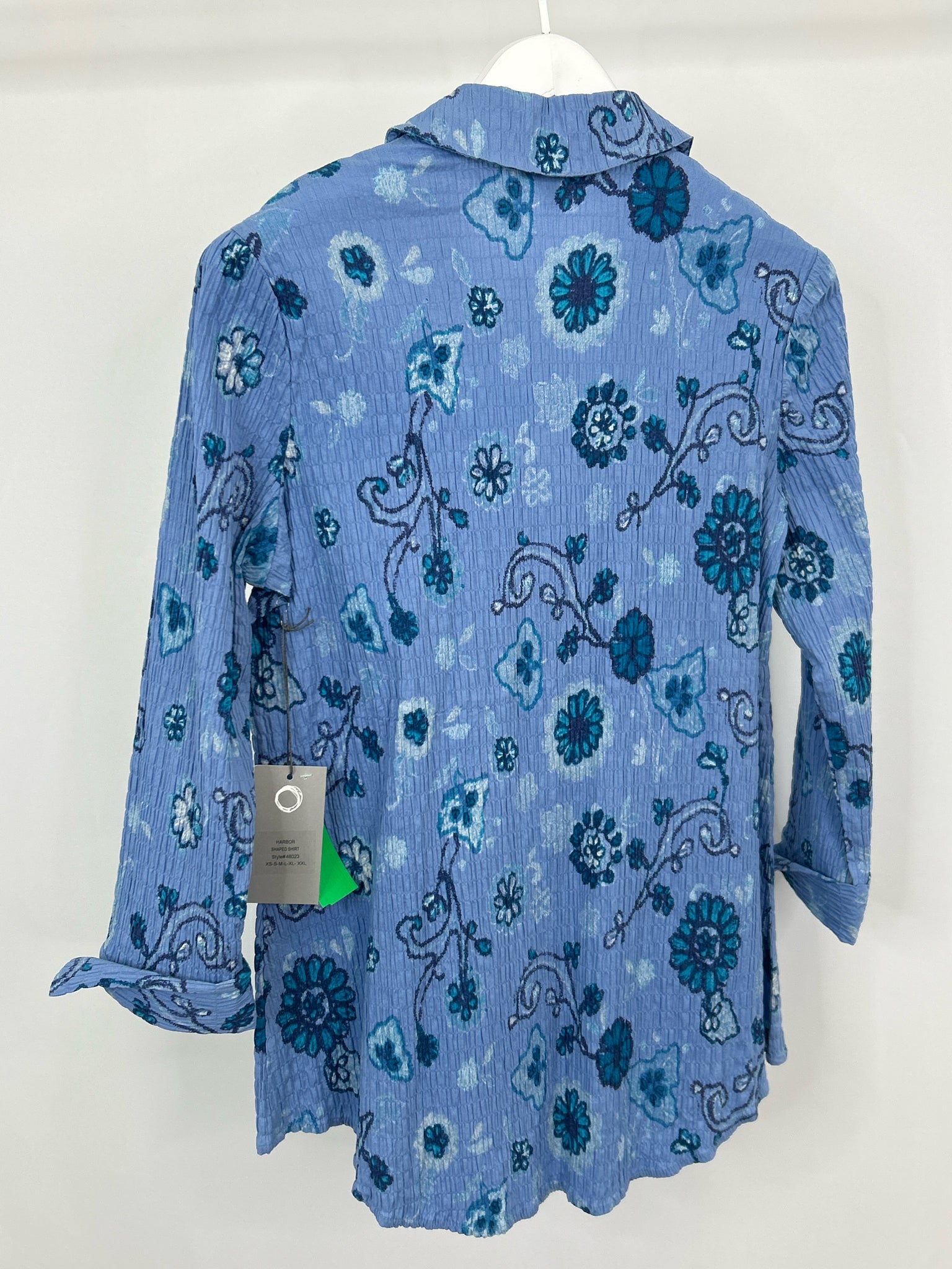 HABITAT Size S Blue floral Women Tunic