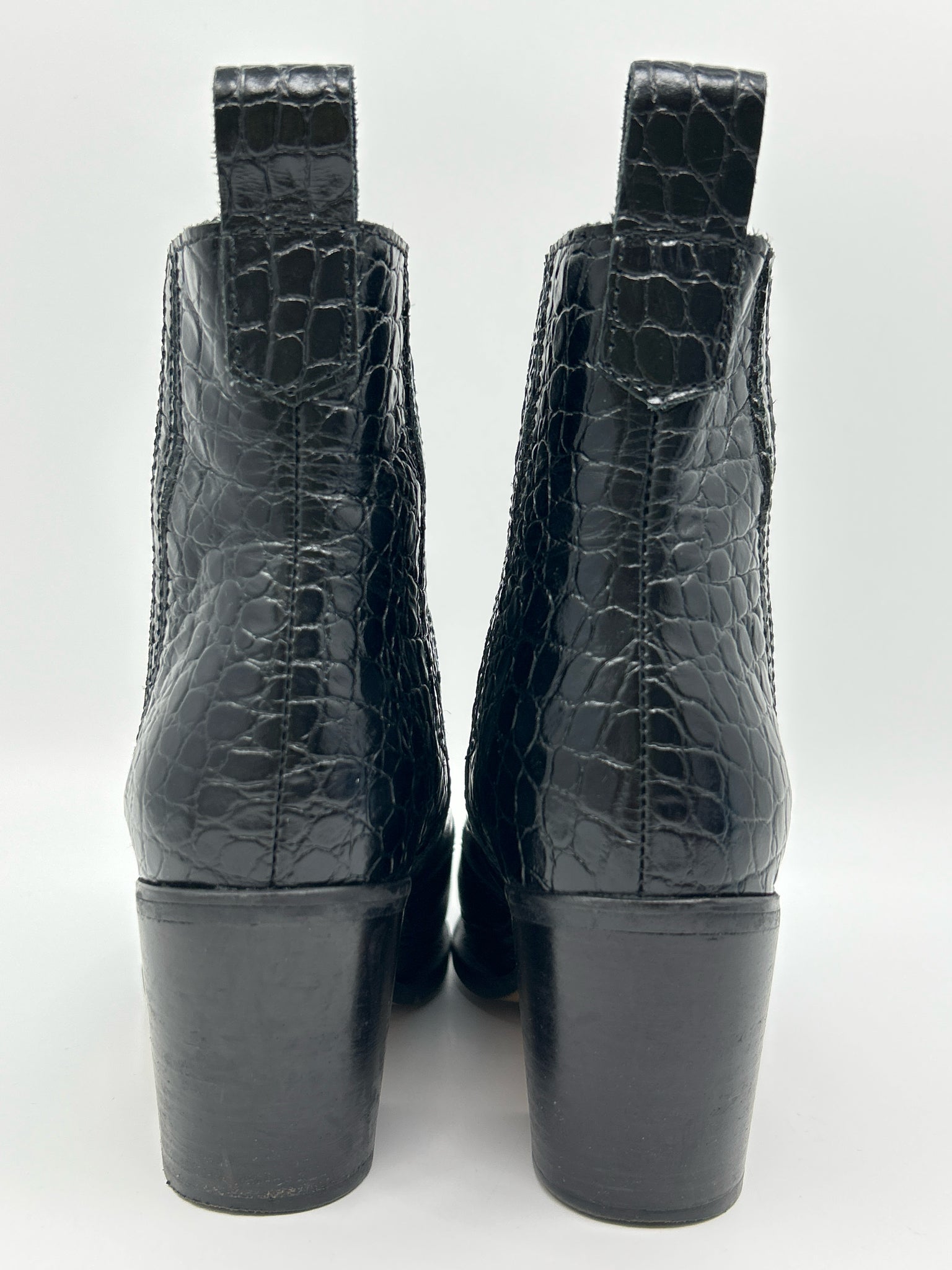 GANNI Size 38/8 Black Women Booties